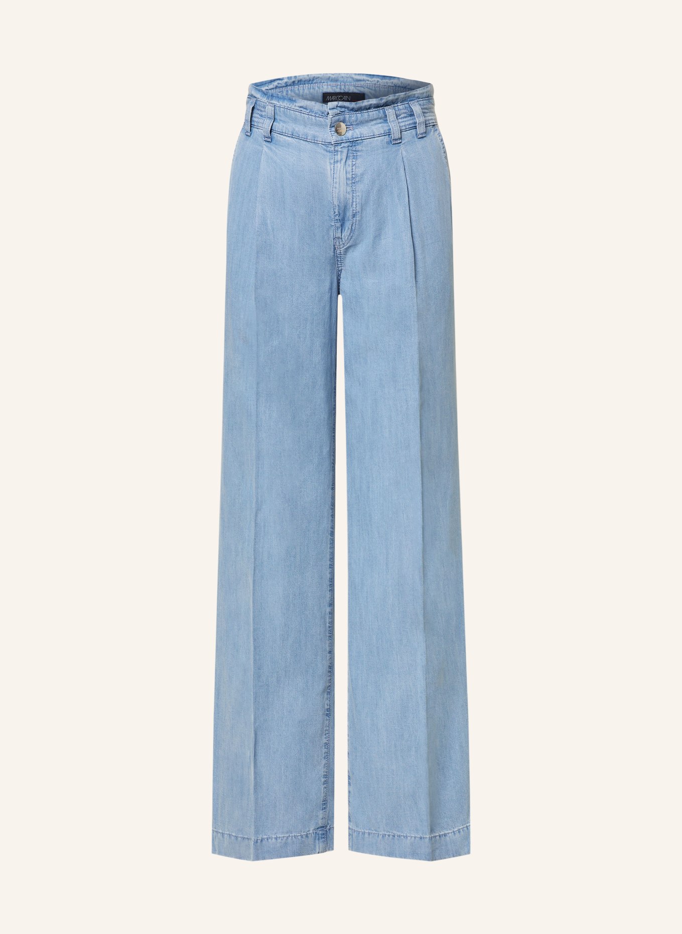 MARC CAIN Spodnie marlena WINONA w stylu jeansowym, Kolor: 350 light denim (Obrazek 1)
