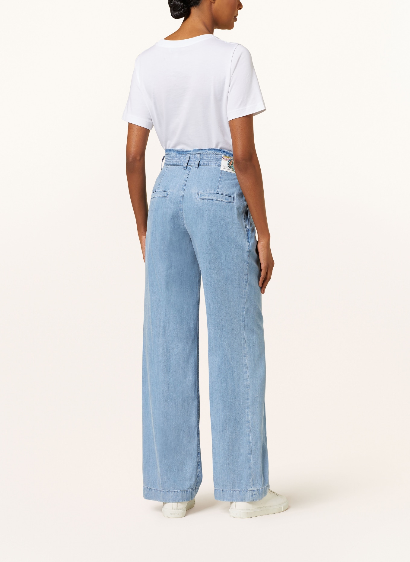 MARC CAIN Spodnie marlena WINONA w stylu jeansowym, Kolor: 350 light denim (Obrazek 3)