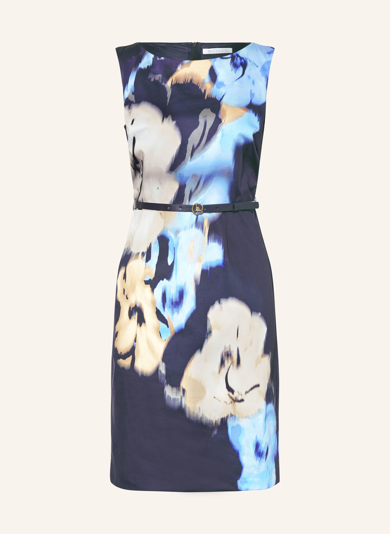 BETTY&CO Sheath dress, Color: DARK BLUE/ LIGHT BLUE/ BEIGE (Image 1)