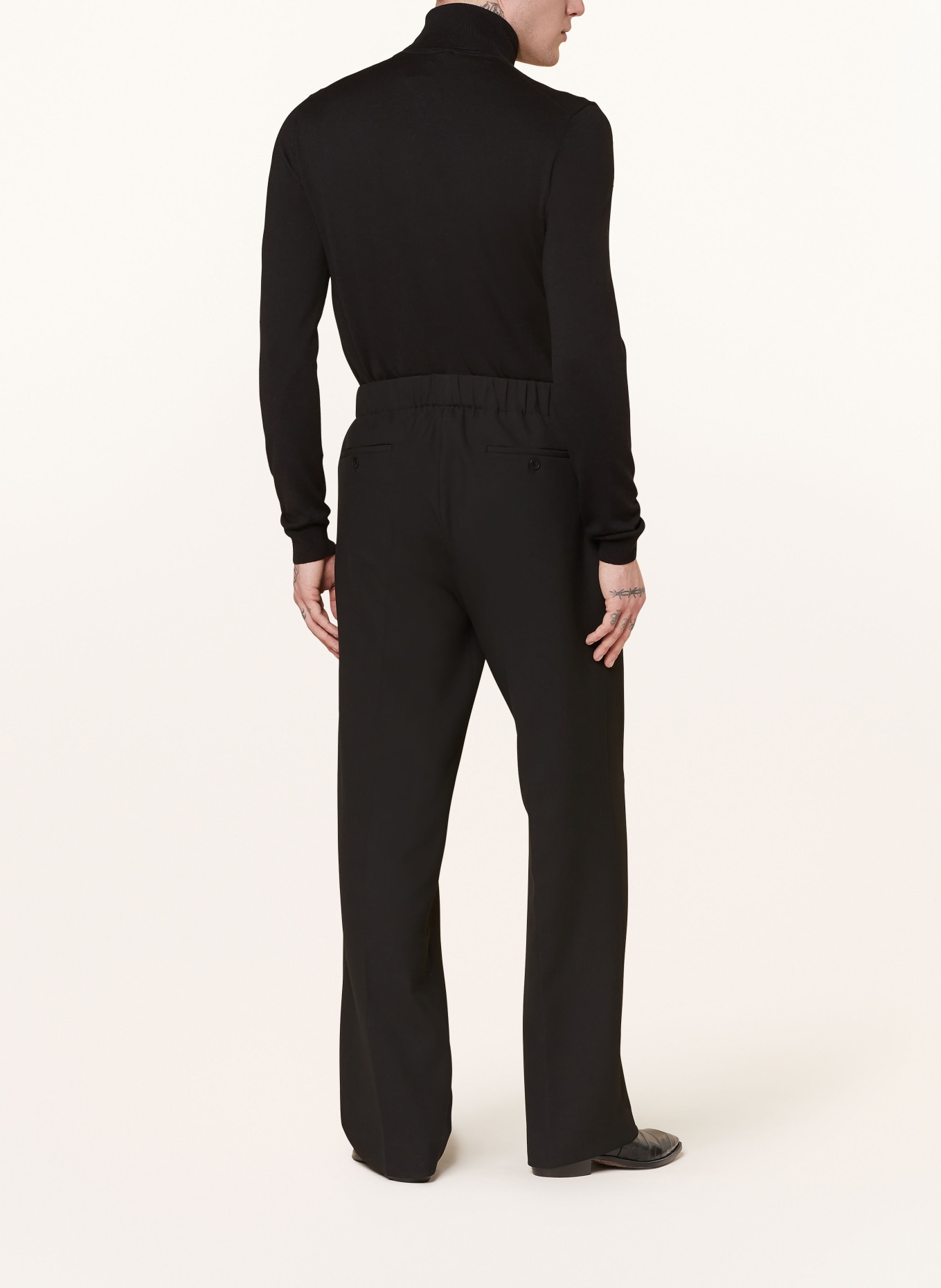 SANDRO Jerseyhose Straight Fit, Farbe: SCHWARZ (Bild 3)