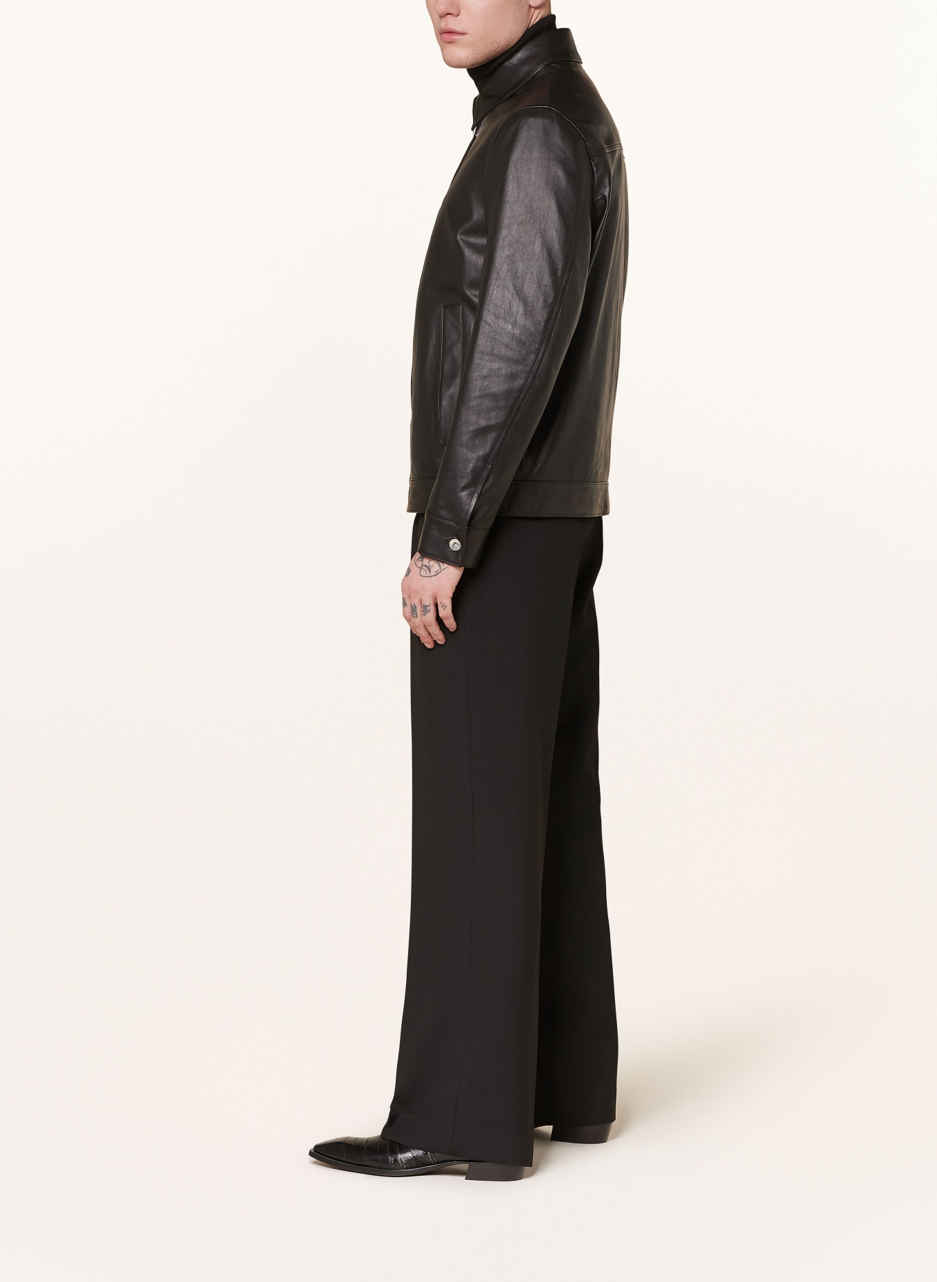 SANDRO Jerseyhose Straight Fit, Farbe: SCHWARZ (Bild 4)