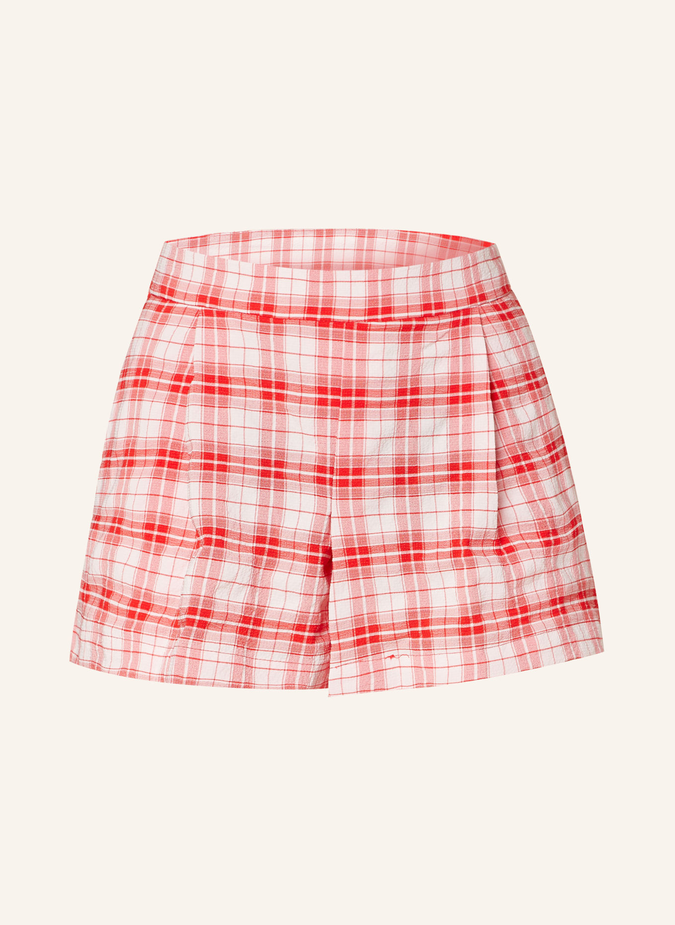 SOMETHINGNEW Shorts SNCHLOE, Color: RED/ WHITE (Image 1)