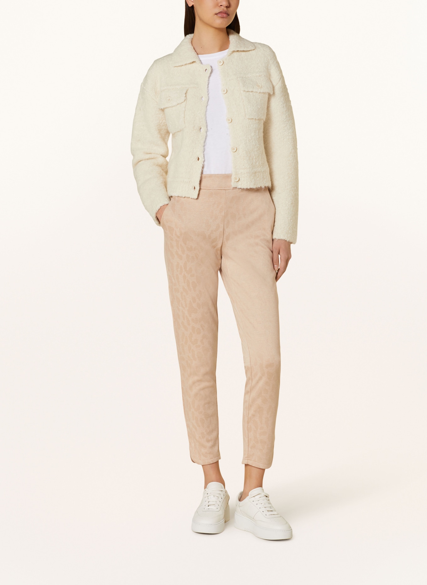 ICHI Pants IHKATE in jogger style, Color: BEIGE (Image 2)