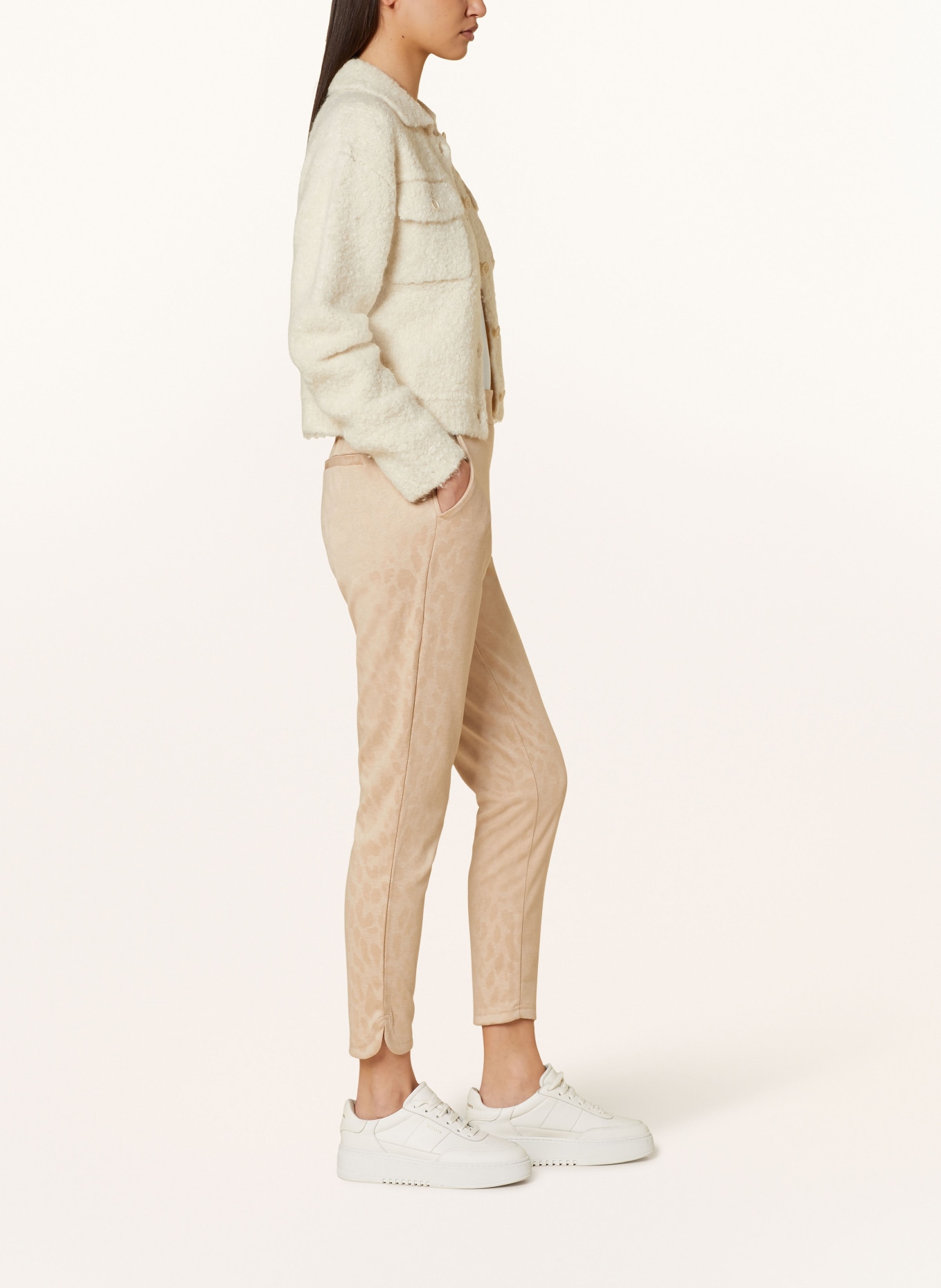 ICHI Pants IHKATE in jogger style, Color: BEIGE (Image 4)
