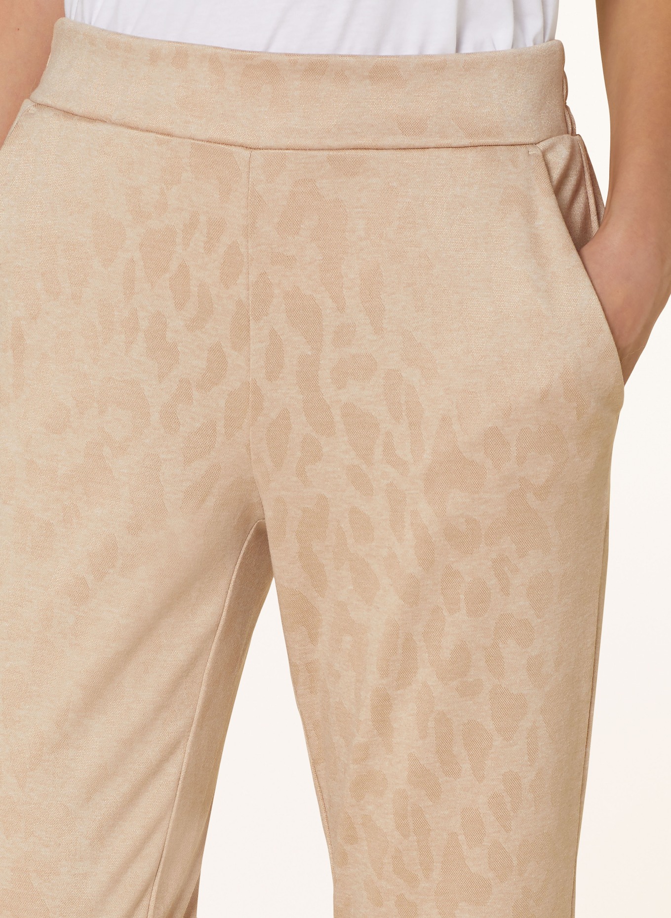 ICHI Pants IHKATE in jogger style, Color: BEIGE (Image 5)