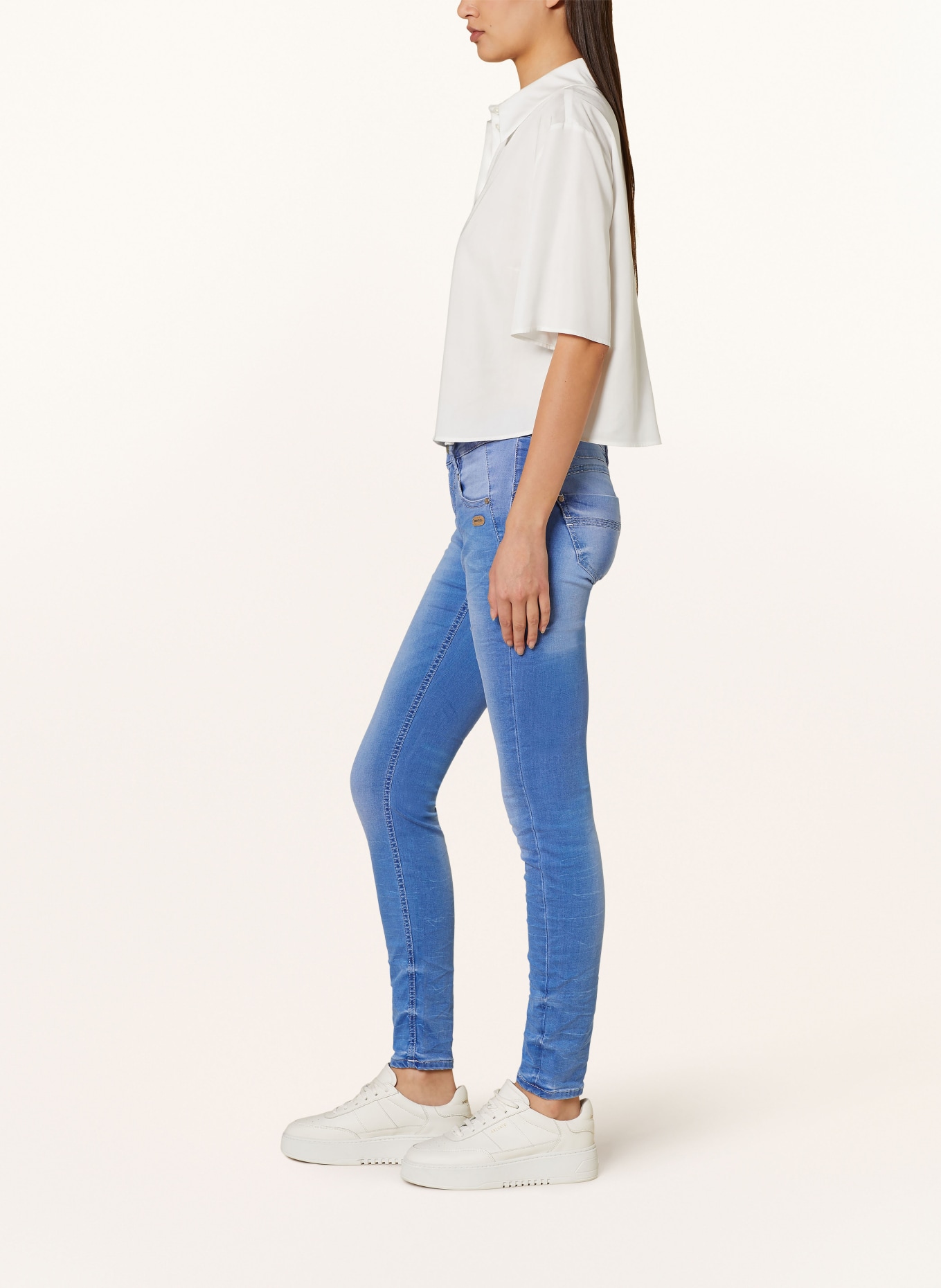 GANG Skinny Jeans NELE, Farbe: BLAU (Bild 4)