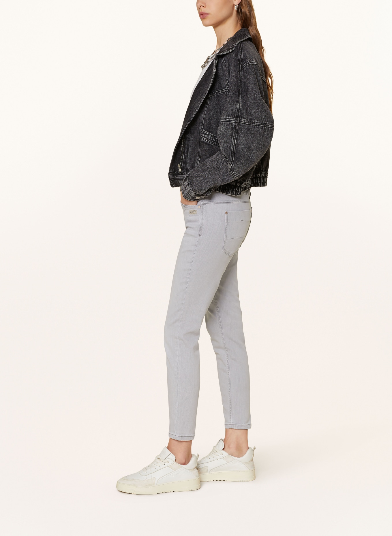 GANG 7/8-Jeans AMELIE CROPPED, Farbe: 7108 clowdy gray (Bild 4)