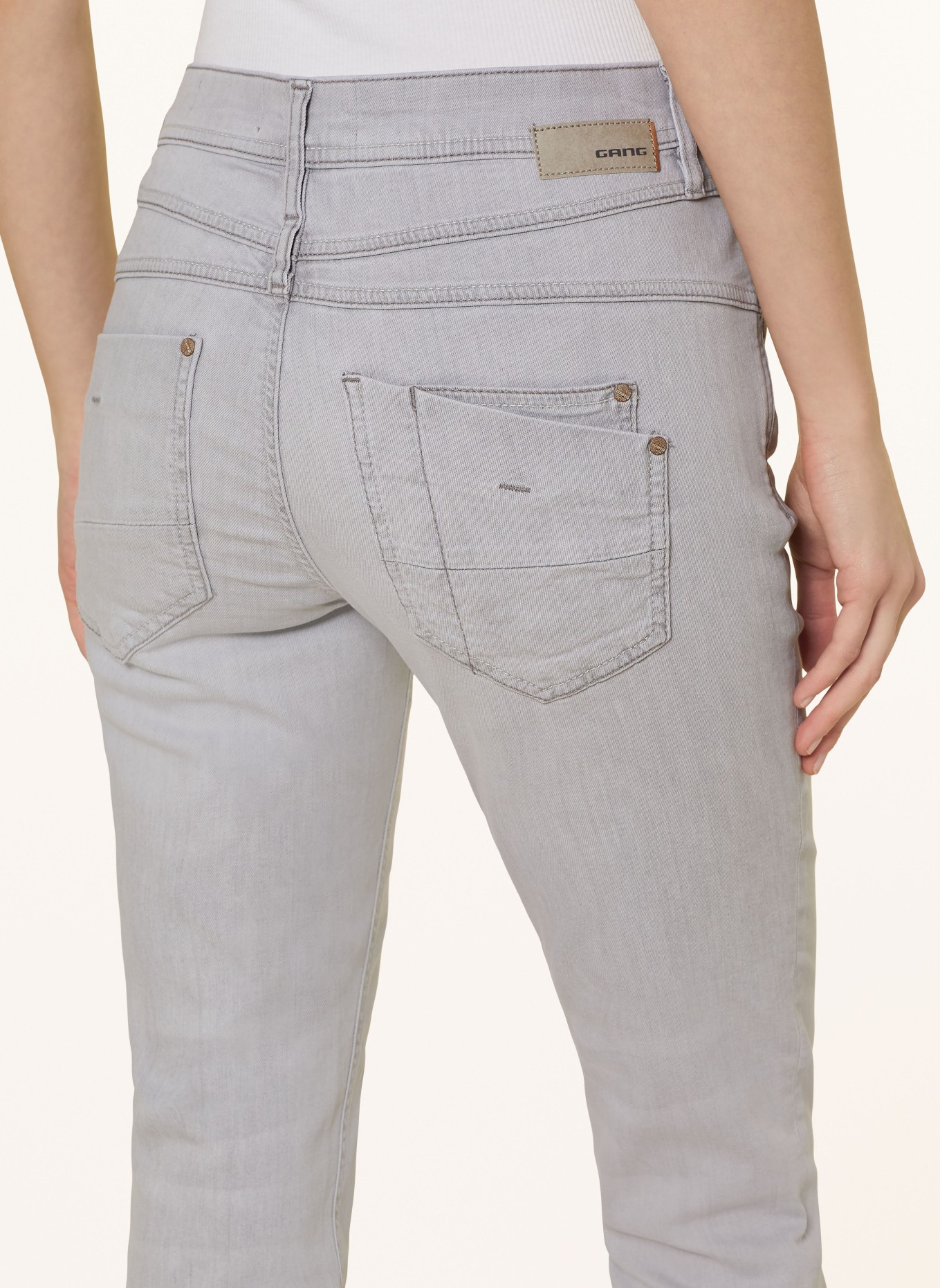 GANG 7/8 jeans AMELIE CROPPED, Color: 7108 clowdy gray (Image 5)