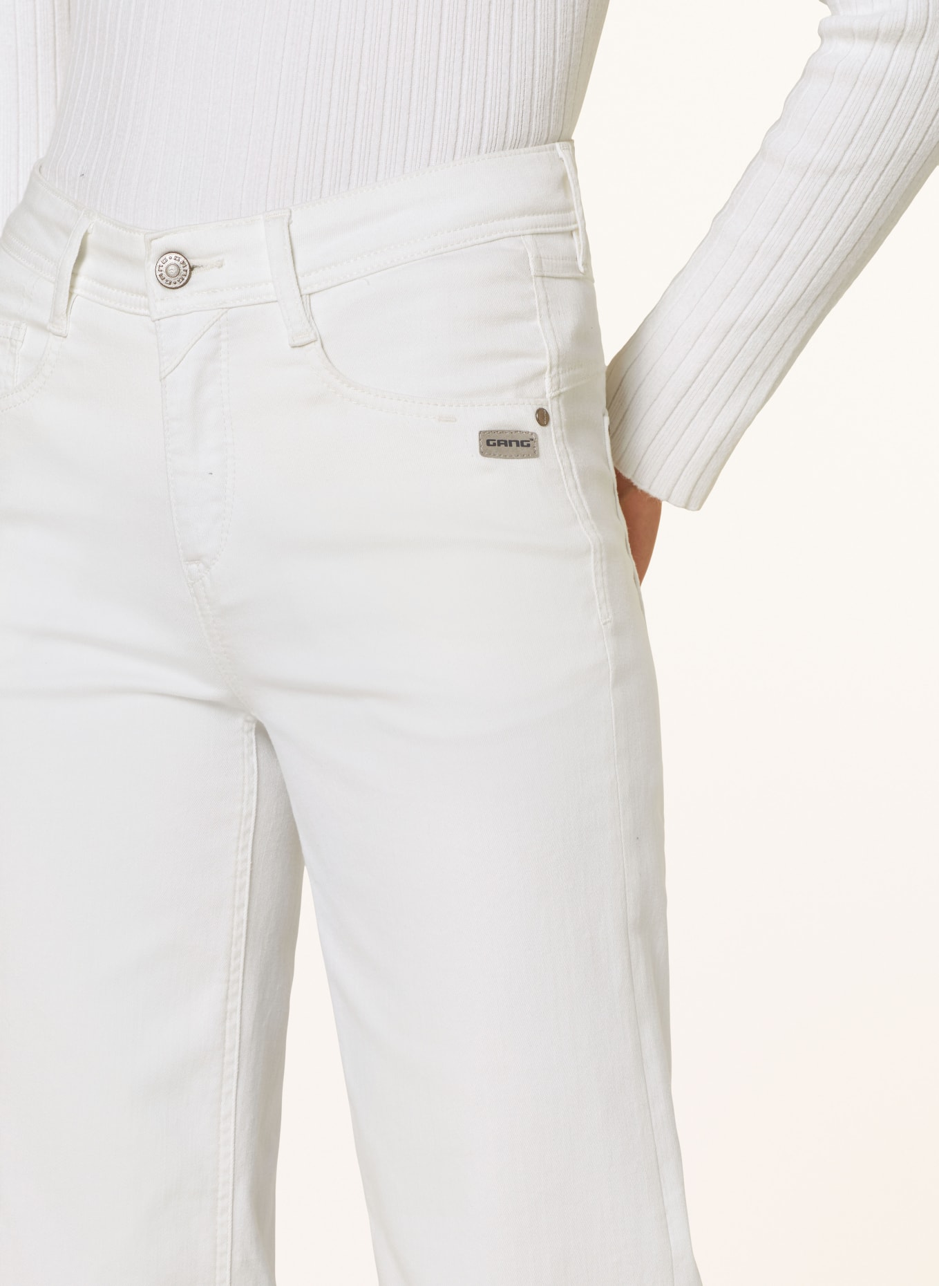 GANG Flared Jeans AMELIE, Farbe: 6007 off white (Bild 5)