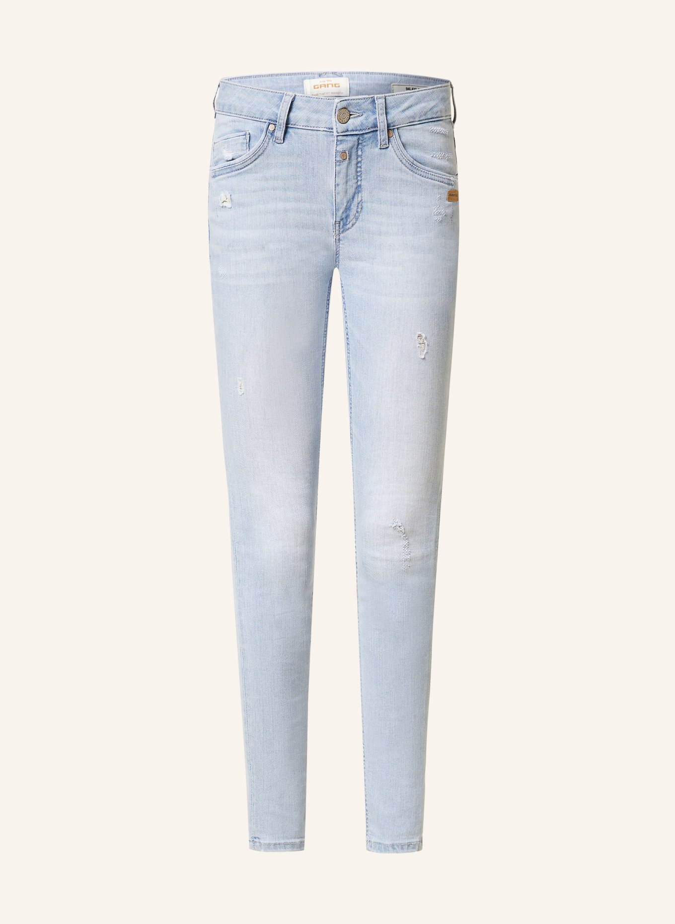 GANG Skinny Jeans LAYLA, Farbe: 7945 iced blue wash (Bild 1)