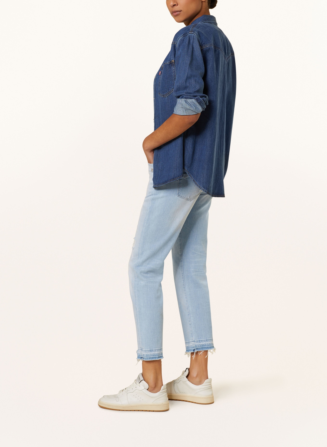GANG Straight jeans RUBINIA, Color: 7550 cross vintage blue (Image 4)