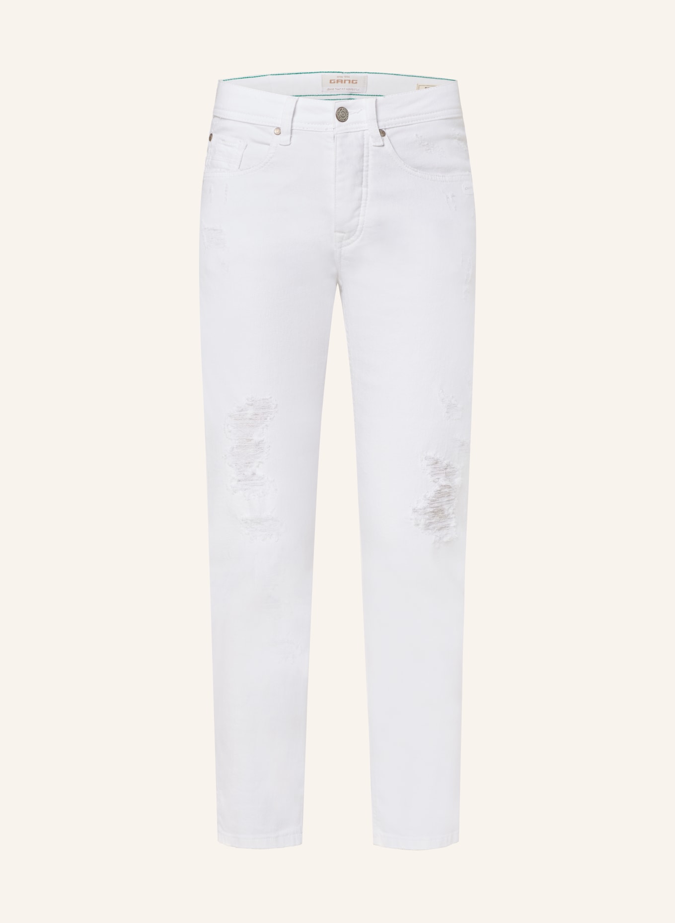 GANG 7/8-Jeans NICA, Farbe: 7107 white destoyed (Bild 1)