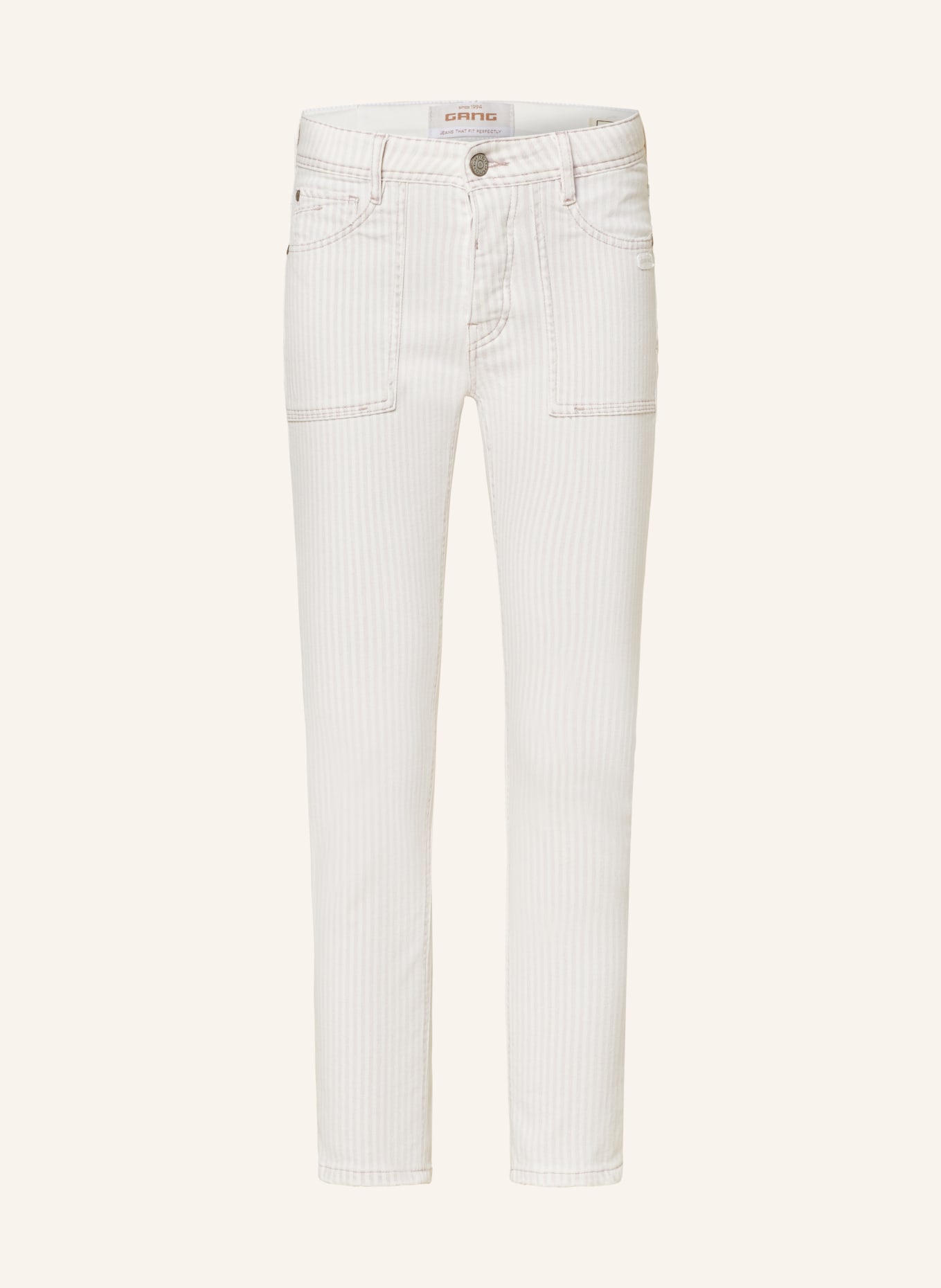 GANG 7/8 jeans NICA, Color: 3401 lilac stripes (Image 1)
