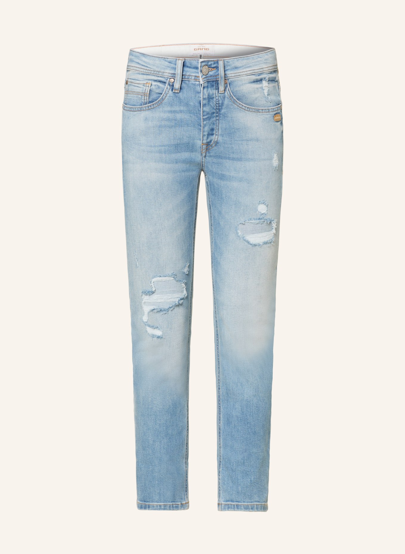 GANG 7/8-Jeans NICA, Farbe: 7324 light blue destoyed (Bild 1)