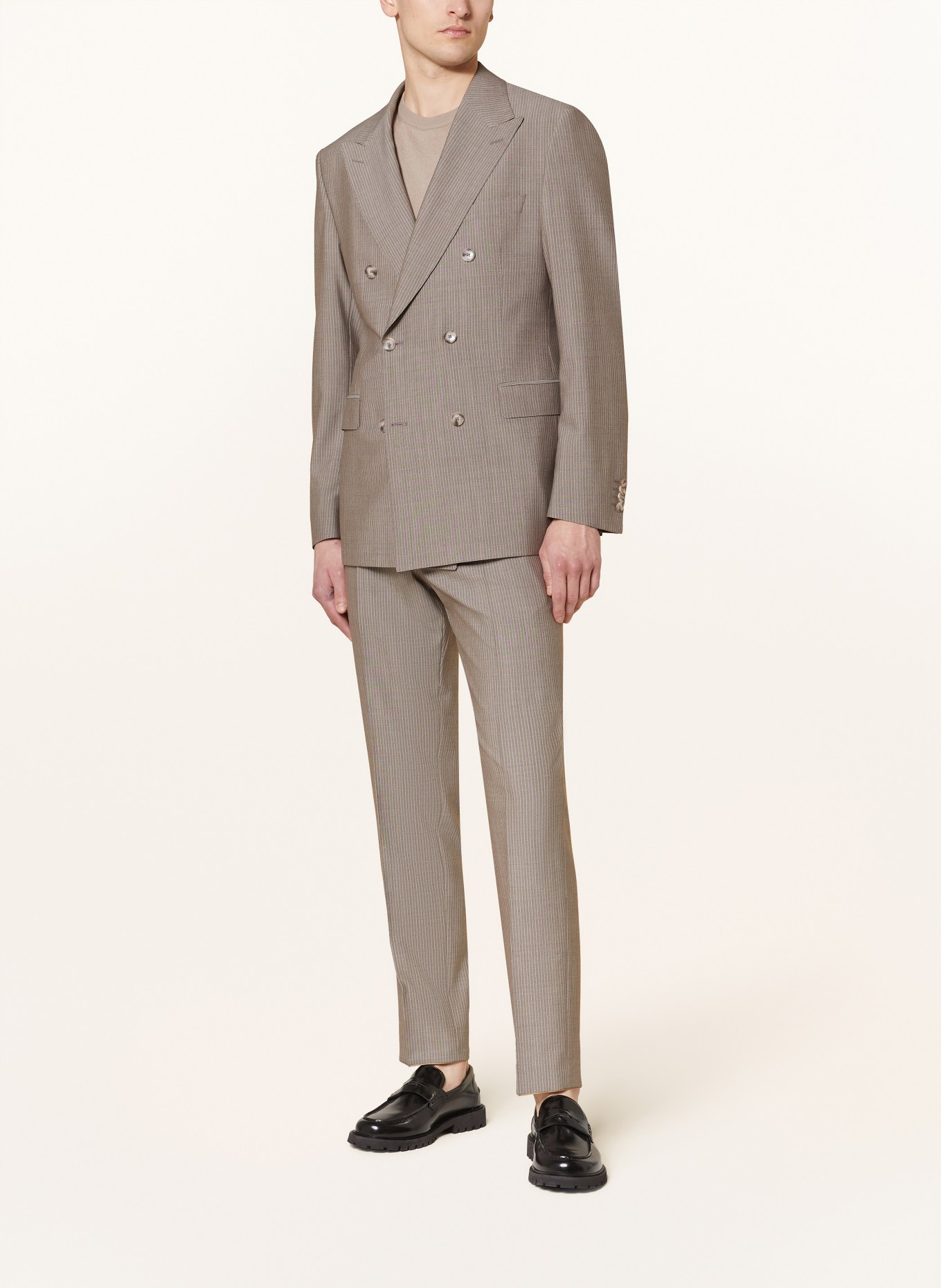 EDUARD DRESSLER Suit jacket Slim Fit, Color: BEIGE (Image 2)