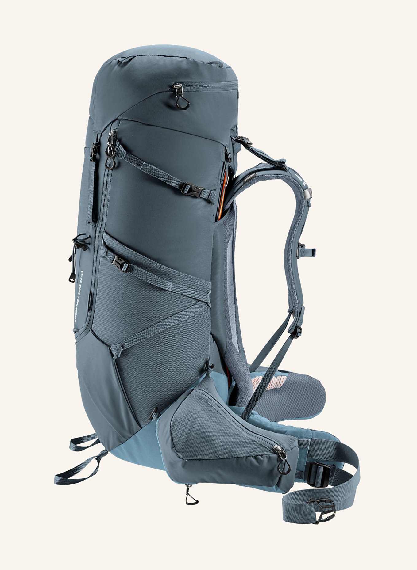 deuter Backpack AIRCONTACT CORE 60+10, Color: KHAKI (Image 5)