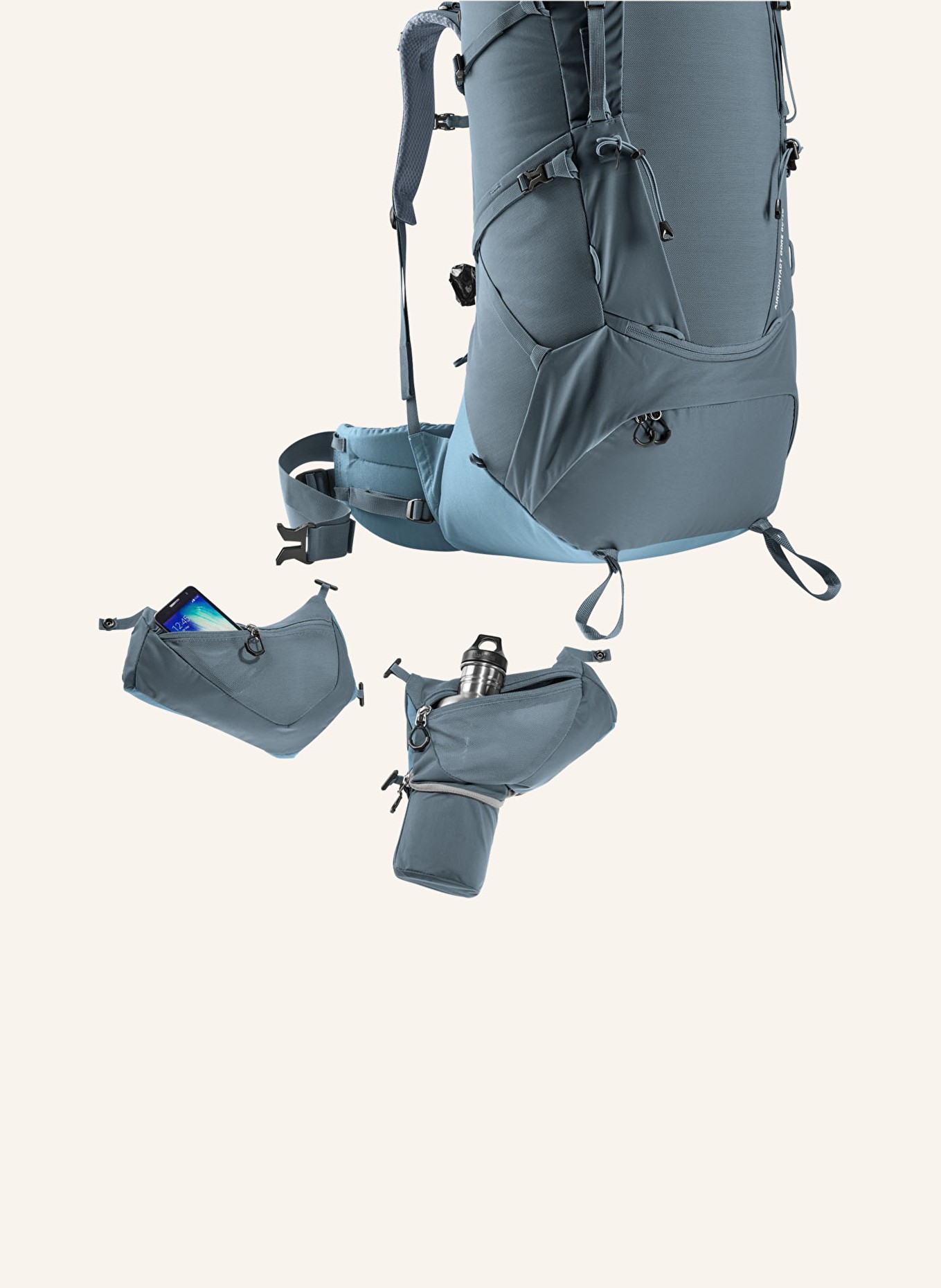 deuter Backpack AIRCONTACT CORE 60+10, Color: KHAKI (Image 6)