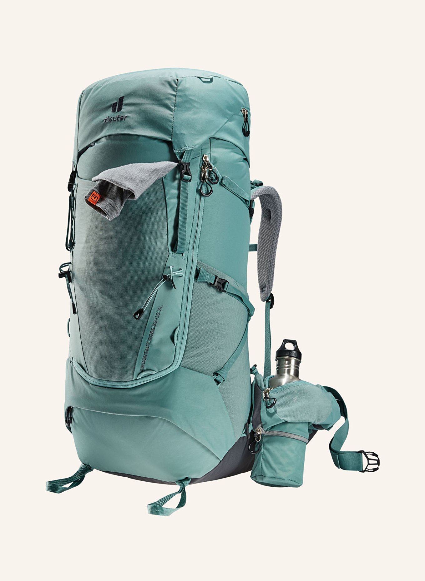 deuter Backpack AIRCONTACT CORE 55+10 SL, Color: GREEN (Image 2)