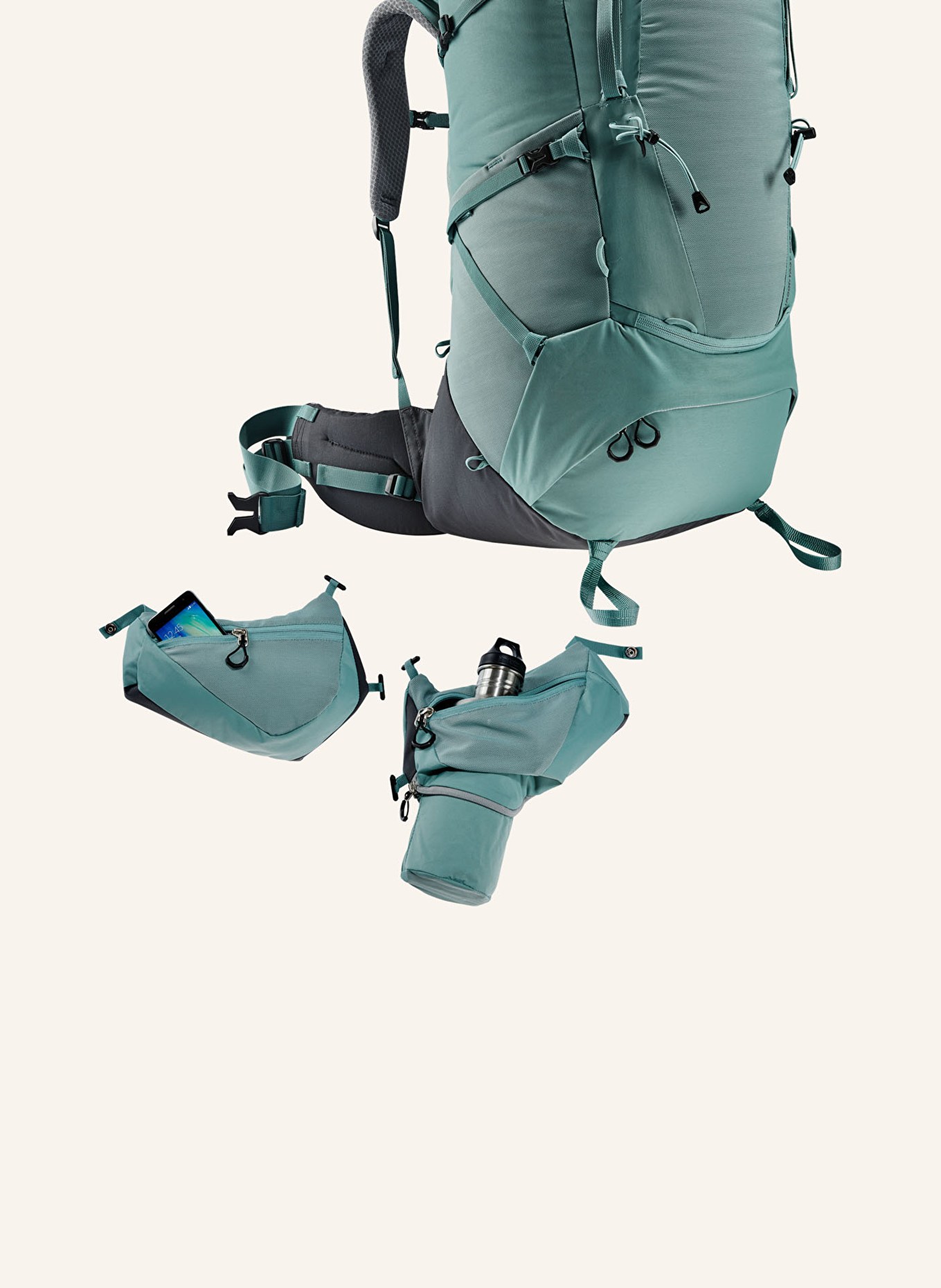 deuter Backpack AIRCONTACT CORE 55+10 SL, Color: GREEN (Image 6)