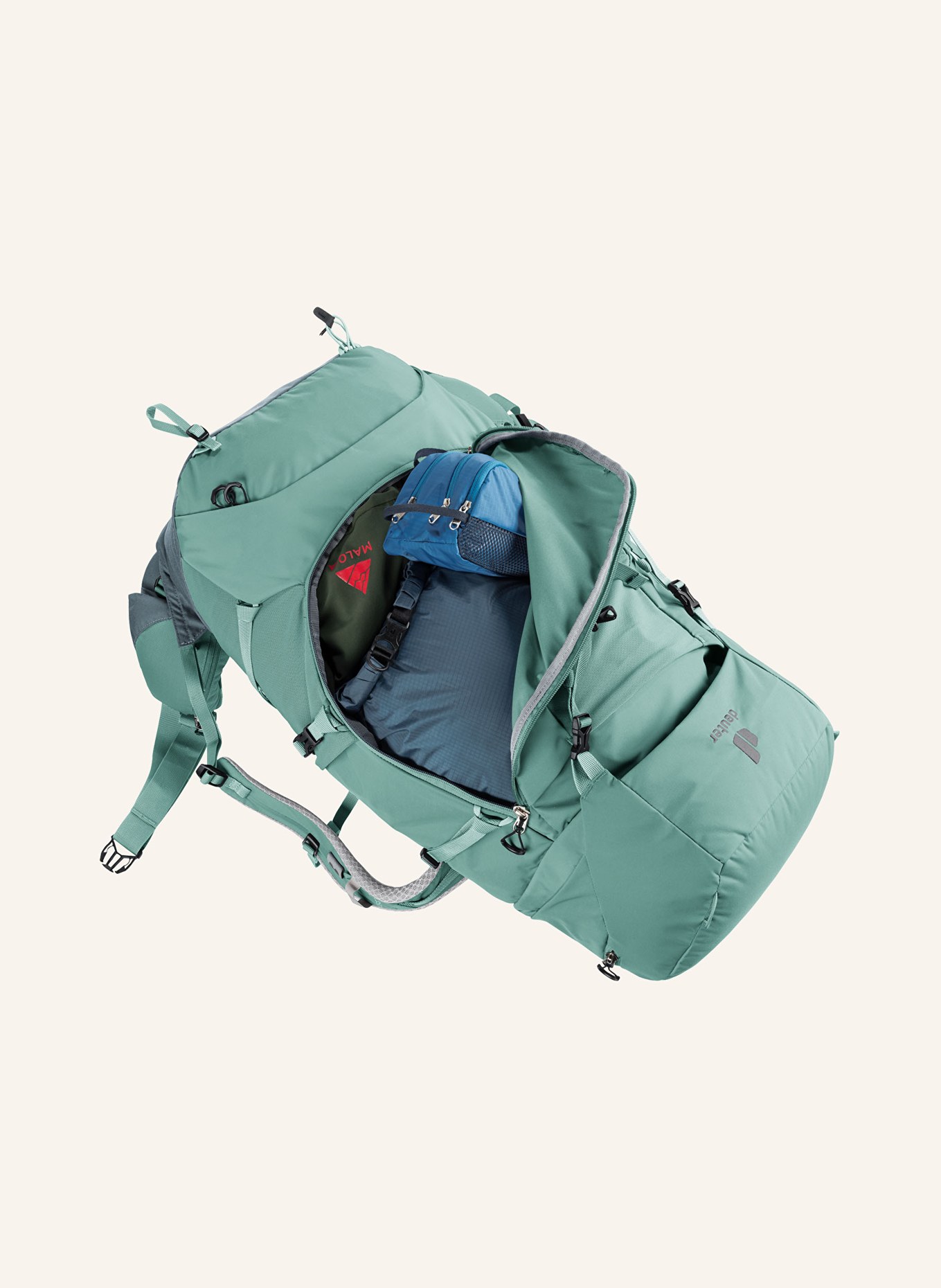 deuter Backpack AIRCONTACT CORE 45+10 SL, Color: GREEN (Image 4)