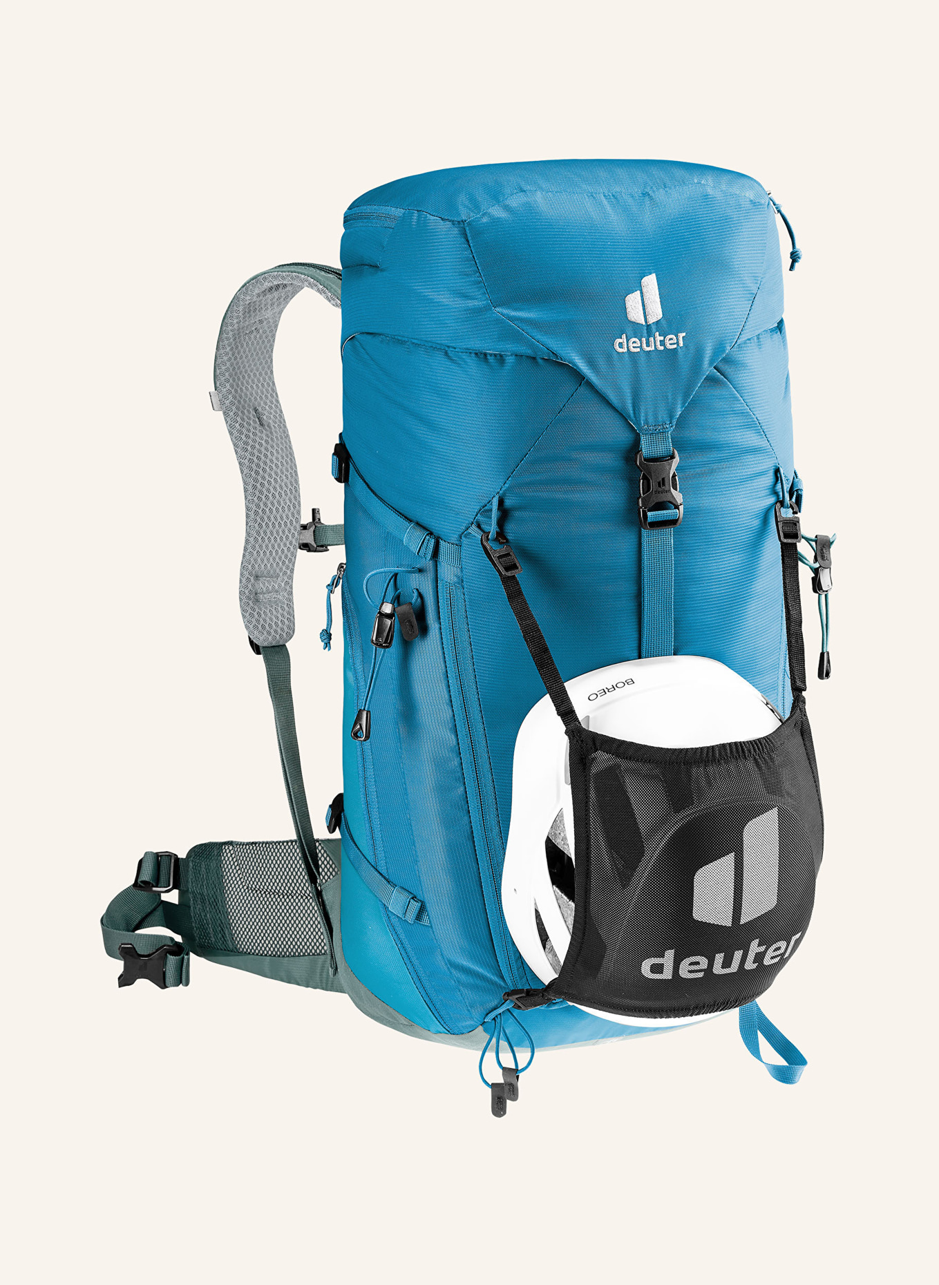 deuter Backpack TRAIL 30 l, Color: BLUE/ DARK GREEN (Image 2)