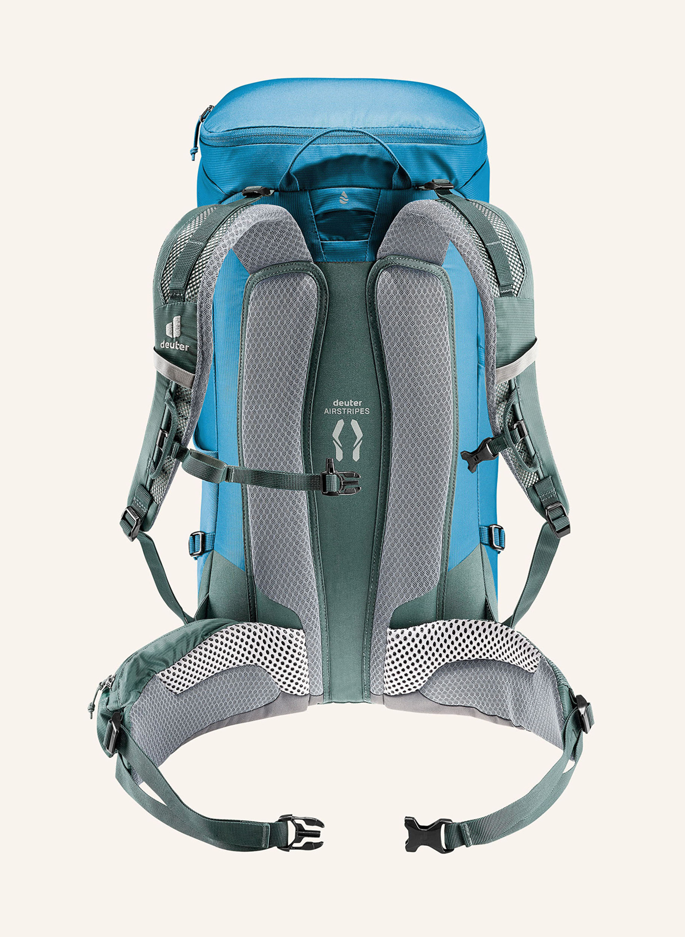 deuter Backpack TRAIL 30 l, Color: BLUE/ DARK GREEN (Image 3)