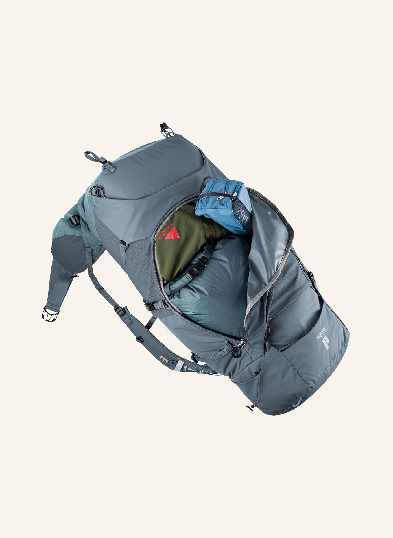 deuter Backpack AIRCONTACT CORE 50+10, Color: DARK GREEN (Image 4)