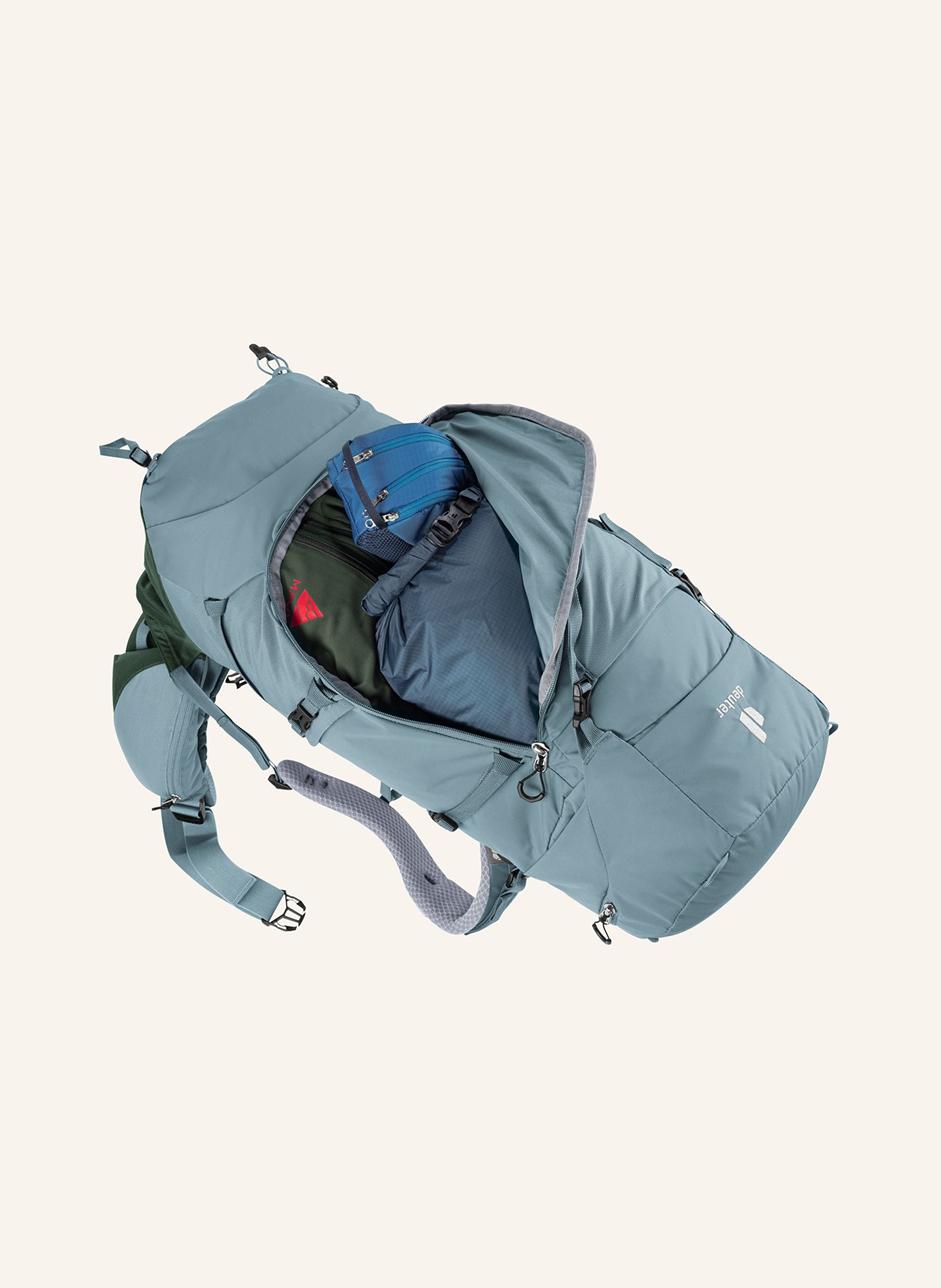 deuter Backpack AIRCONTACT CORE 35+10 SL, Color: GREEN (Image 4)