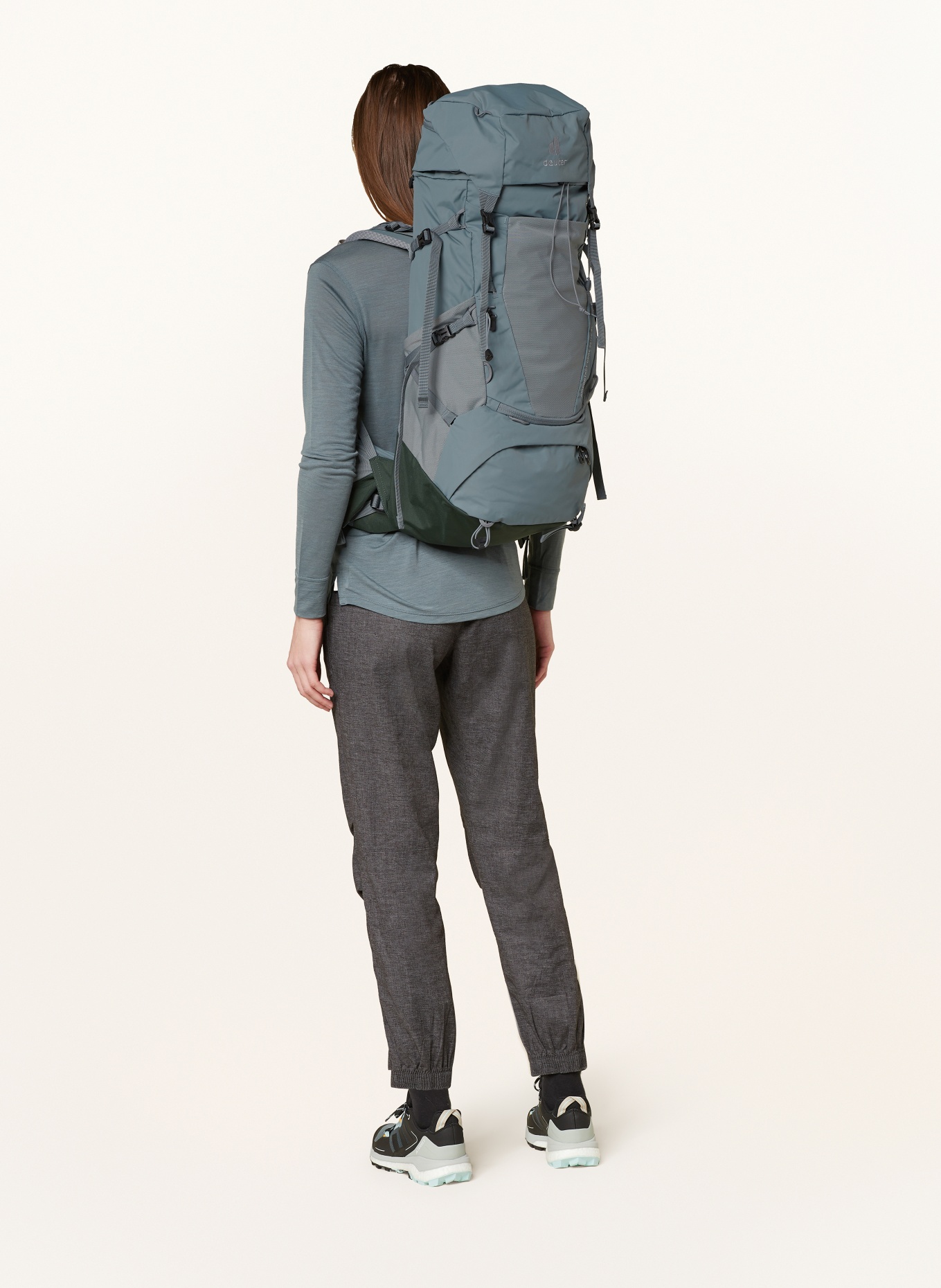 deuter Backpack AIRCONTACT CORE 35+10 SL, Color: GREEN (Image 8)