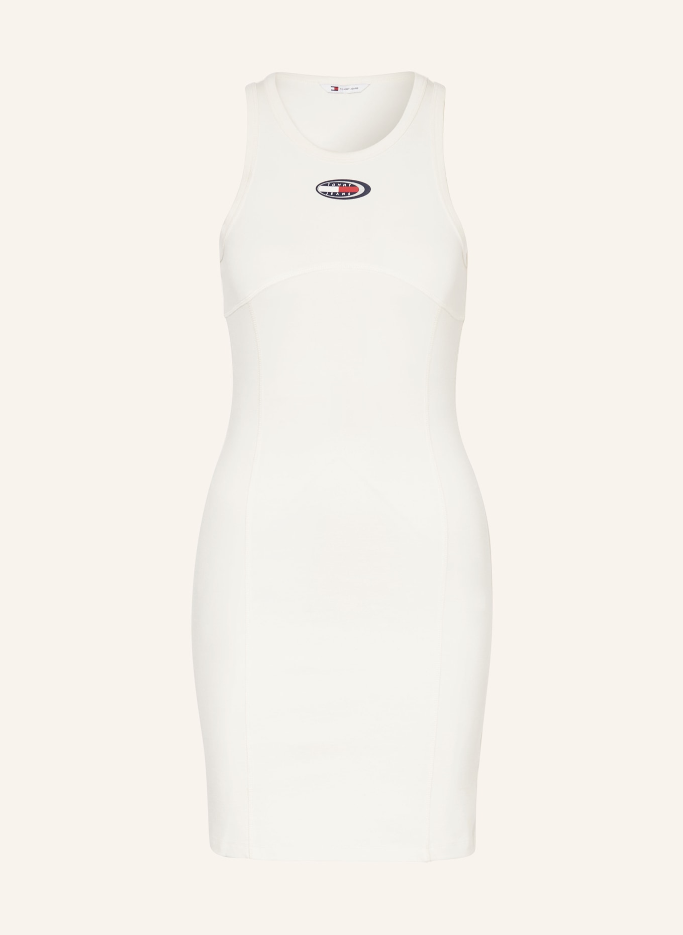TOMMY JEANS Jersey dress, Color: CREAM (Image 1)