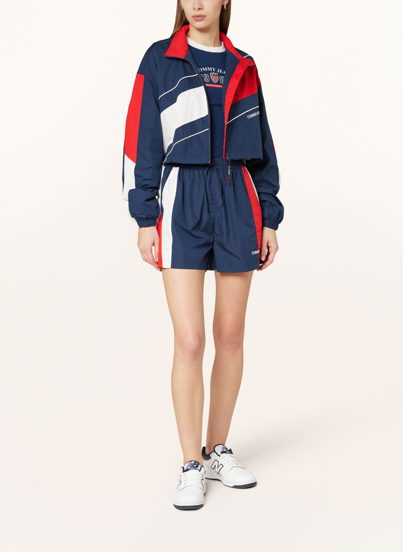 TOMMY JEANS Training jacket, Color: DARK BLUE/ RED/ WHITE (Image 2)