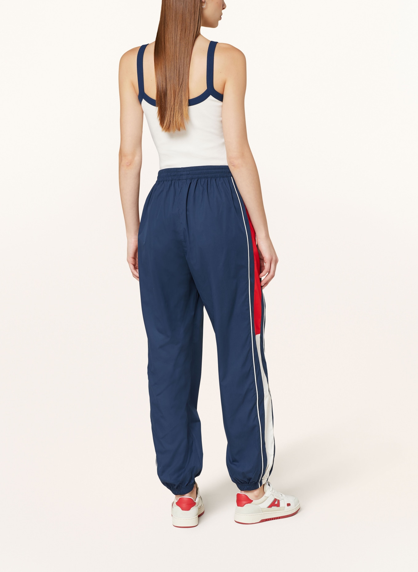 TOMMY JEANS Track pants, Color: DARK BLUE/ RED/ WHITE (Image 3)