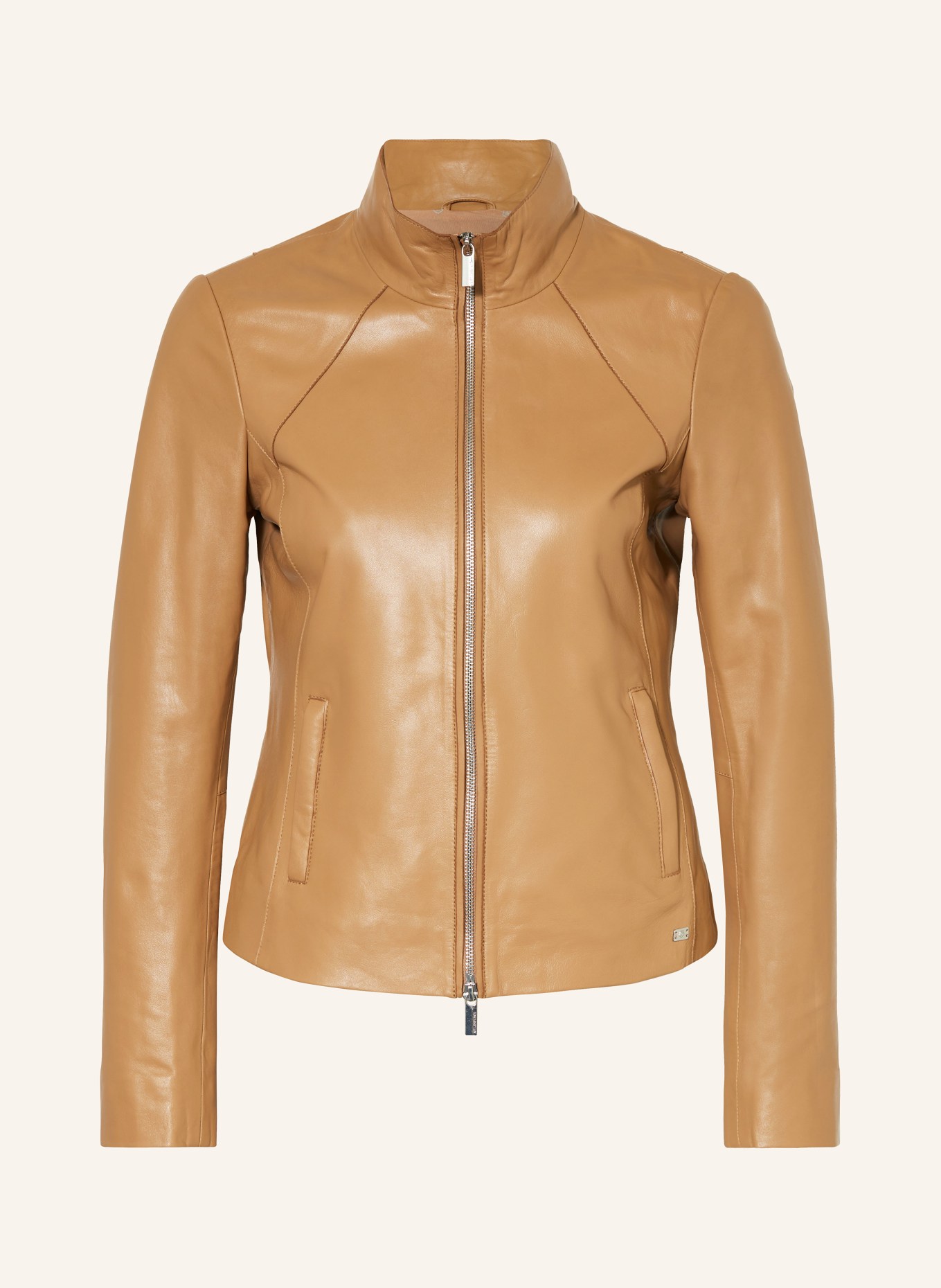 MILESTONE Leather jacket MSALANI, Color: COGNAC (Image 1)