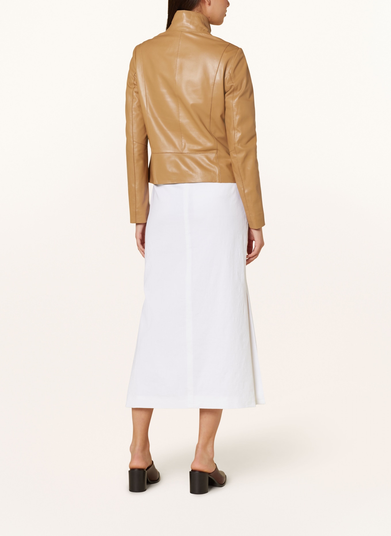 MILESTONE Leather jacket MSALANI, Color: COGNAC (Image 3)