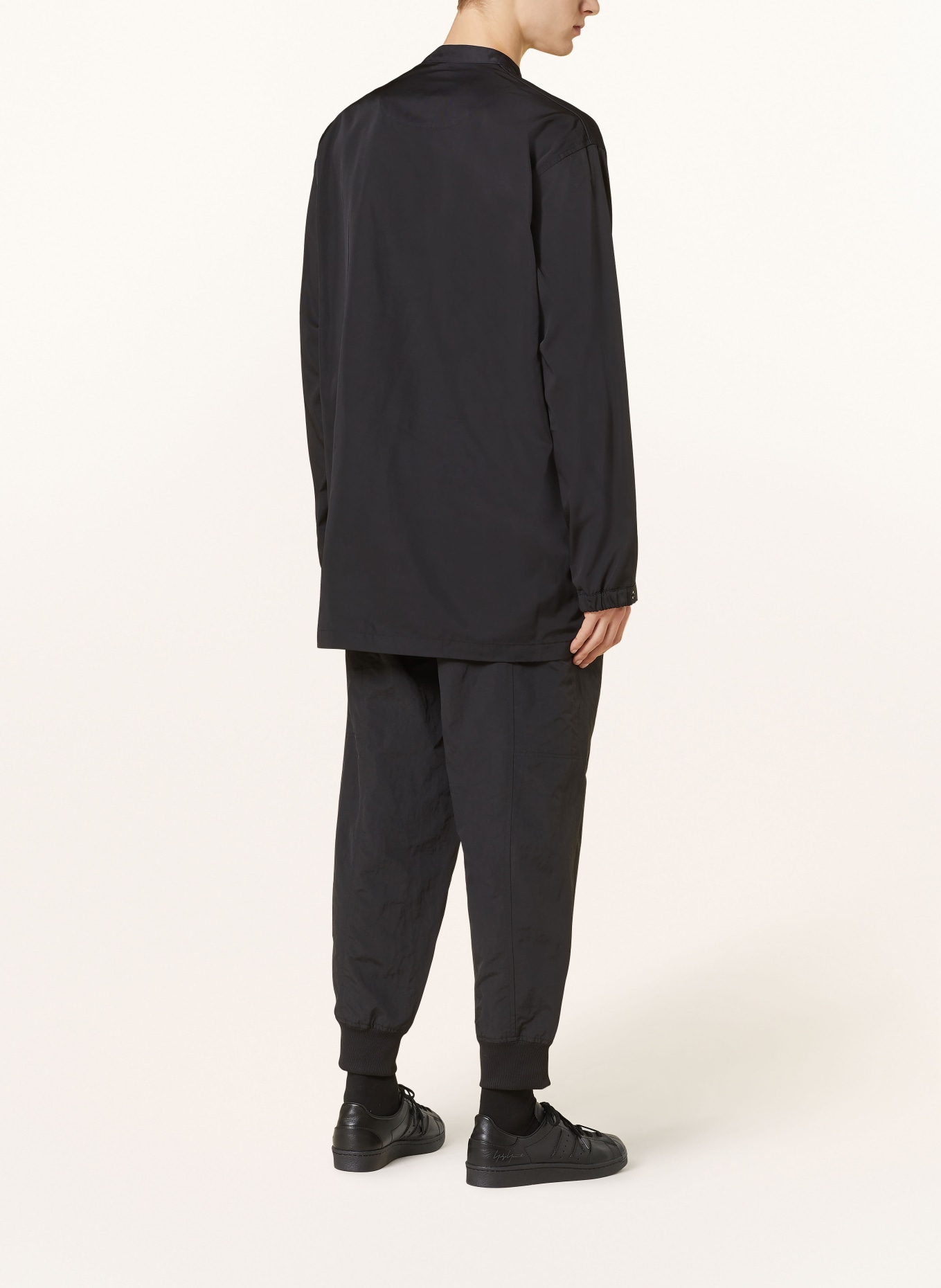 Y-3 Shirt comfort fit with stand-up collar, Color: BLACK (Image 3)