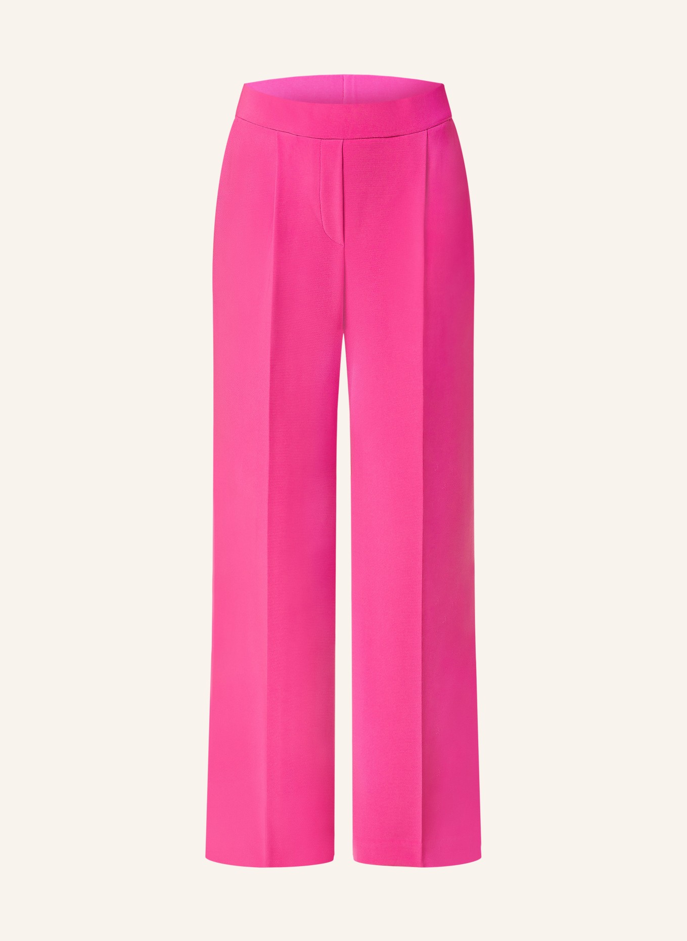 Joseph Ribkoff Wide leg trousers made of jersey, Color: NEON PINK (Image 1)