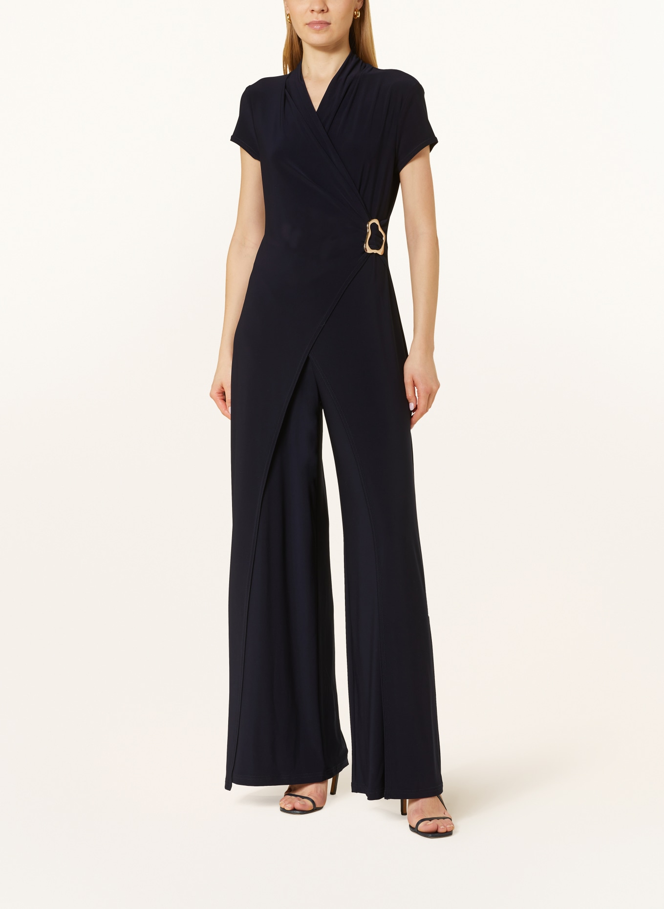 Joseph Ribkoff Jumpsuit met wikkeloptiek: DONKERBLAUW