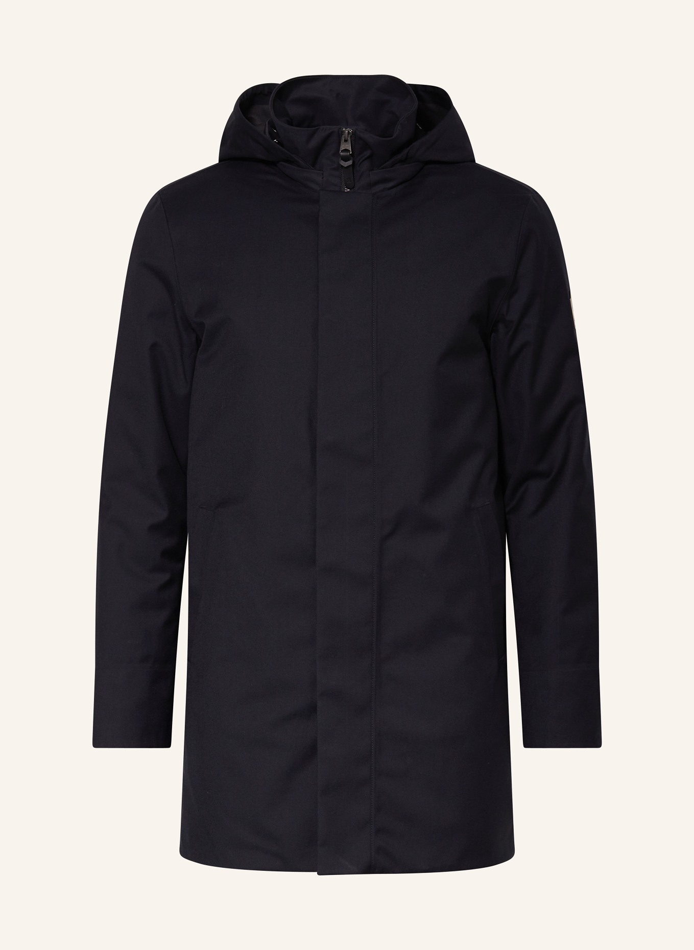 Mackage Down parka ROLAND-R with removable hood, Color: DARK BLUE (Image 1)
