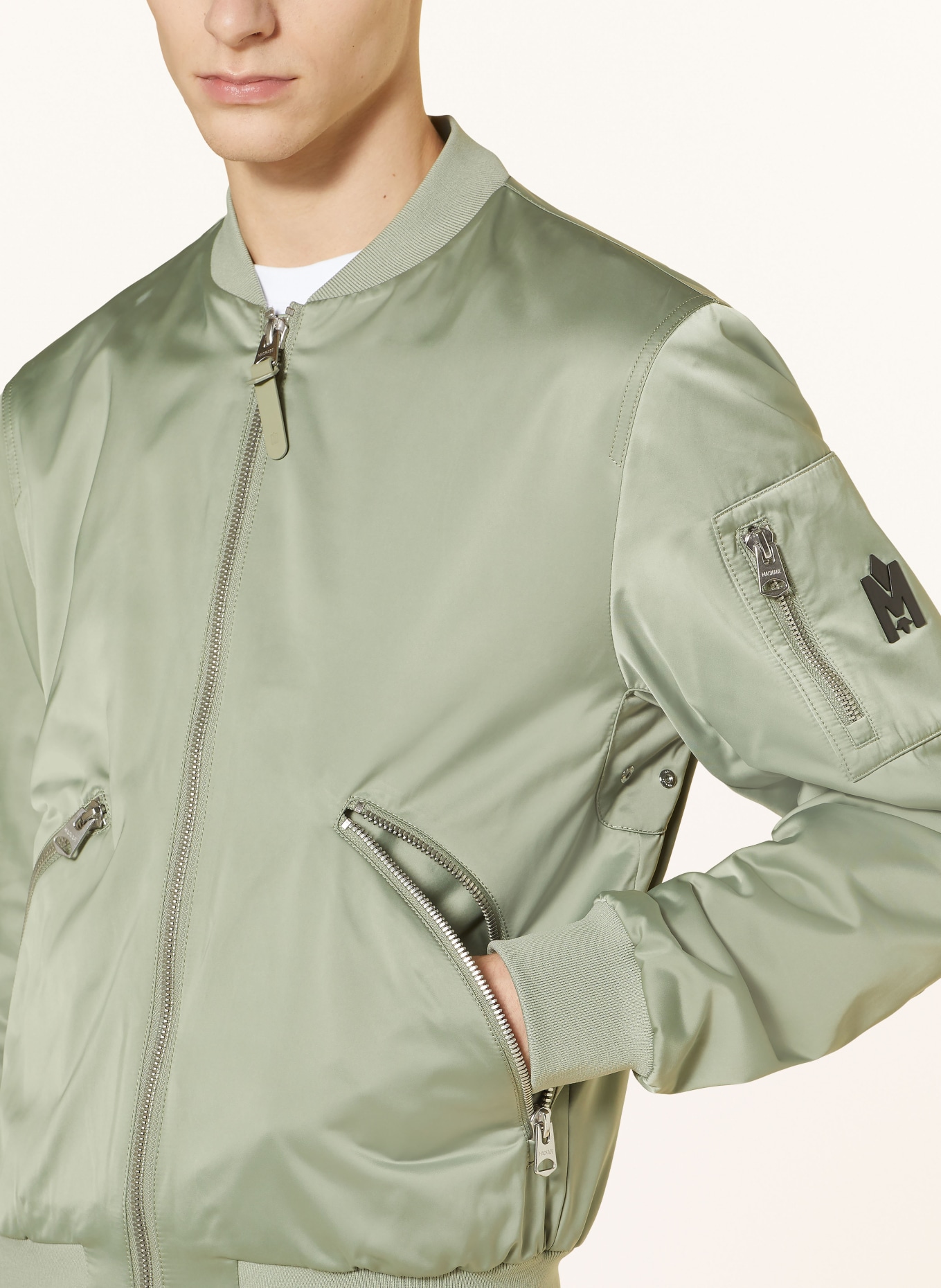 Mackage Bomber jacket RAMONE, Color: GREEN (Image 4)