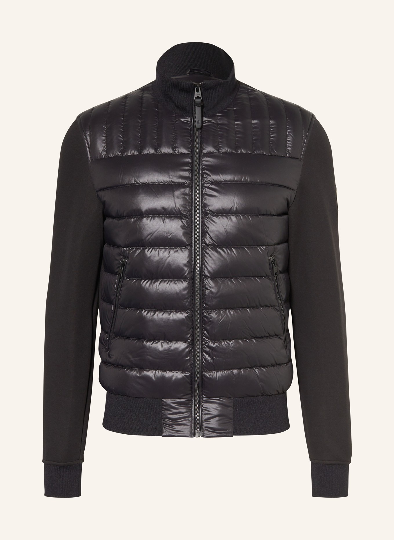Mackage Down jacket COLLIN in mixed materials, Color: BLACK (Image 1)