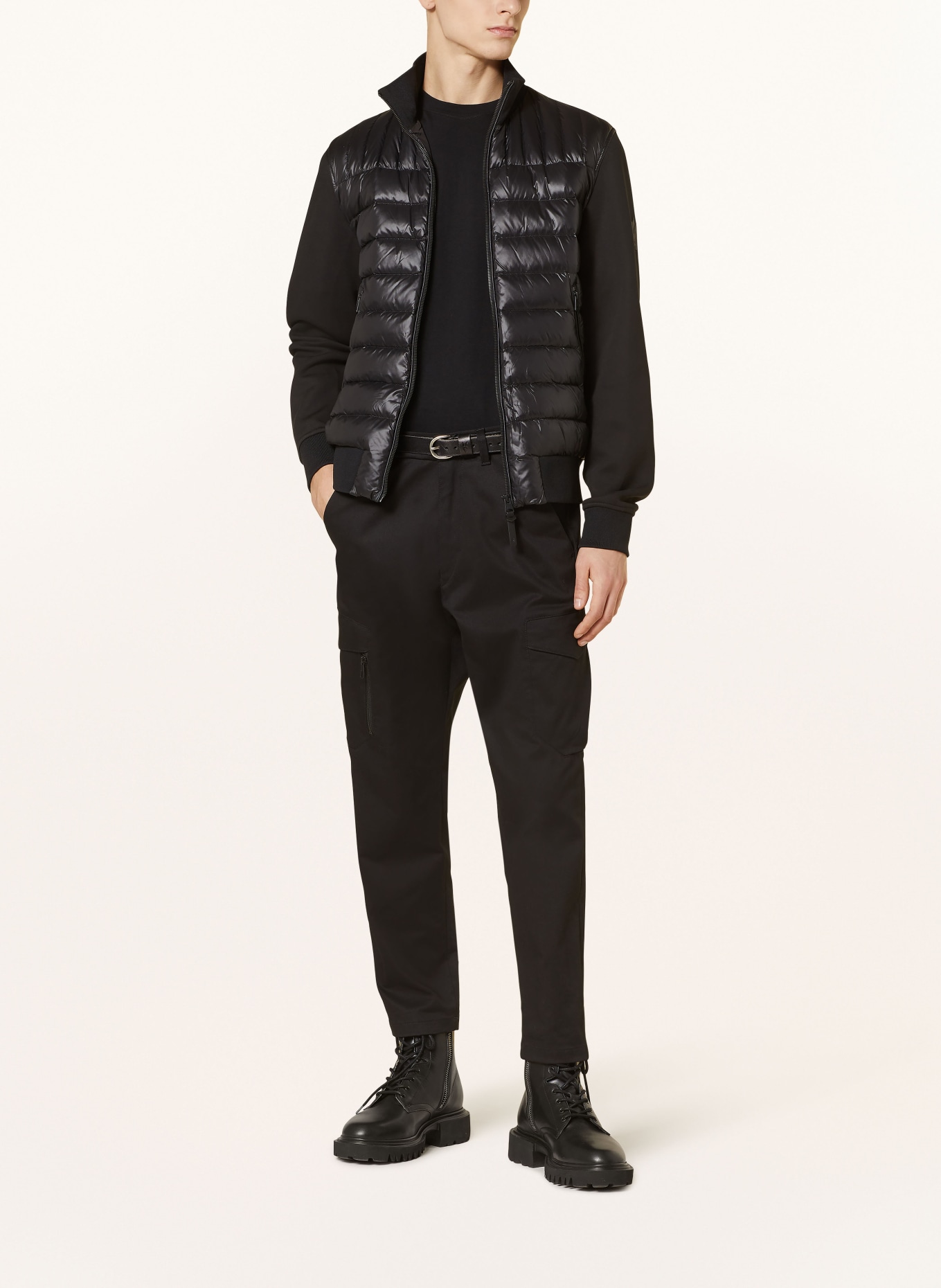 Mackage Down jacket COLLIN in mixed materials, Color: BLACK (Image 2)