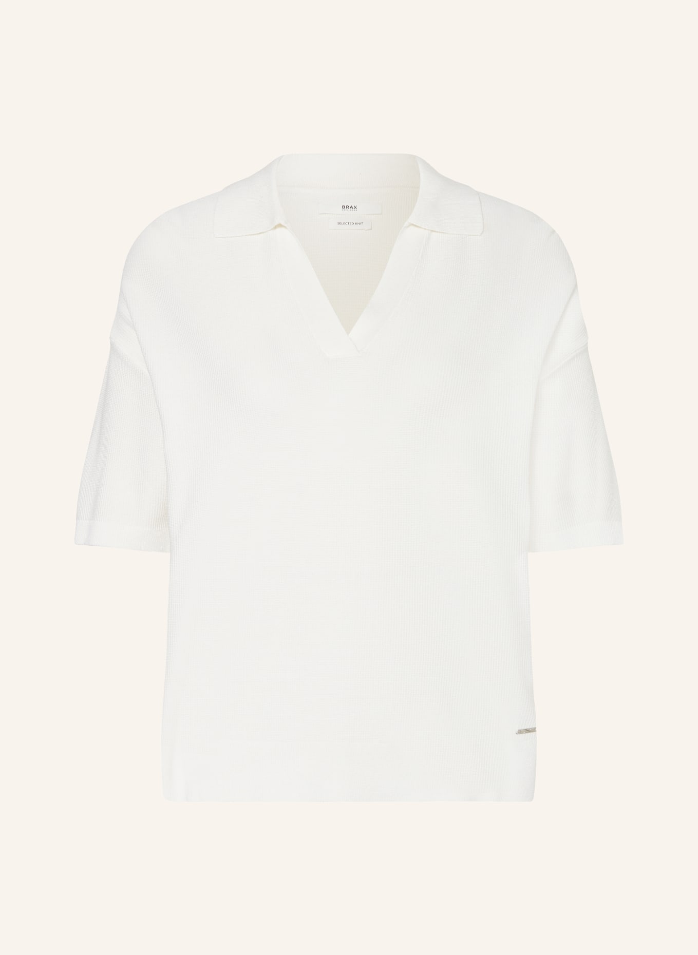 BRAX Knit shirt LILIAN, Color: WHITE (Image 1)
