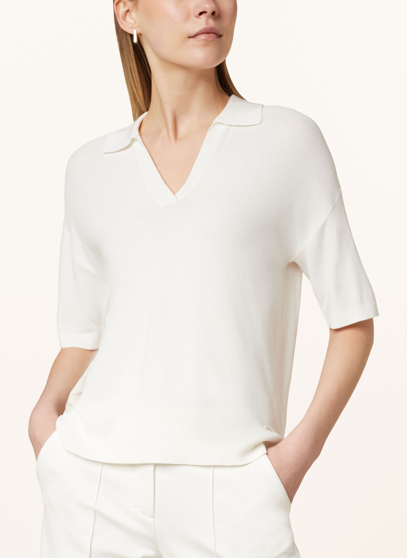 BRAX Knit shirt LILIAN, Color: WHITE (Image 4)