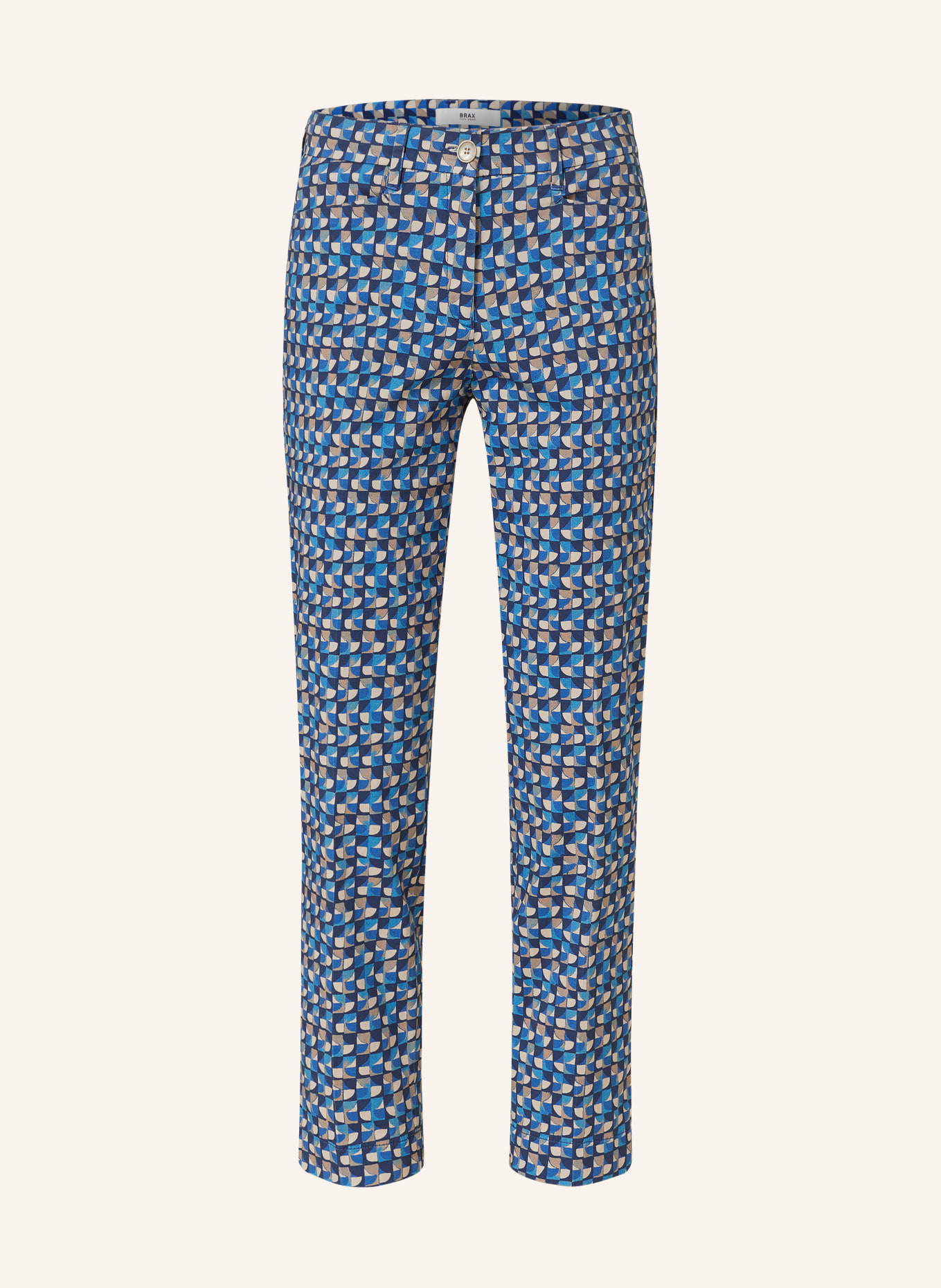 BRAX 7/8 trousers MARA, Color: BLUE/ TAUPE/ DARK BLUE (Image 1)