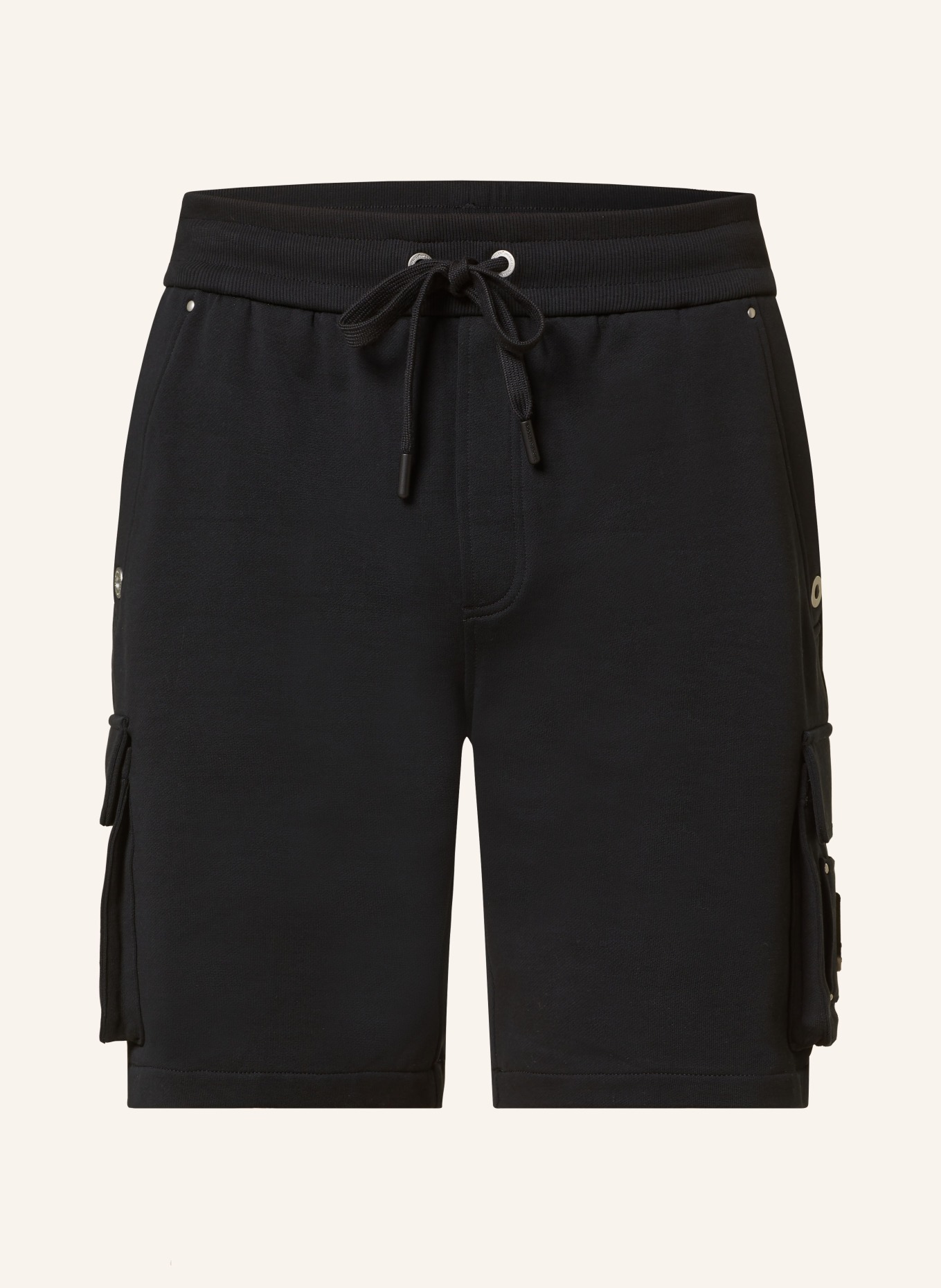 MOOSE KNUCKLES Cargo-Sweatshorts HARTSFIELD, Farbe: SCHWARZ (Bild 1)