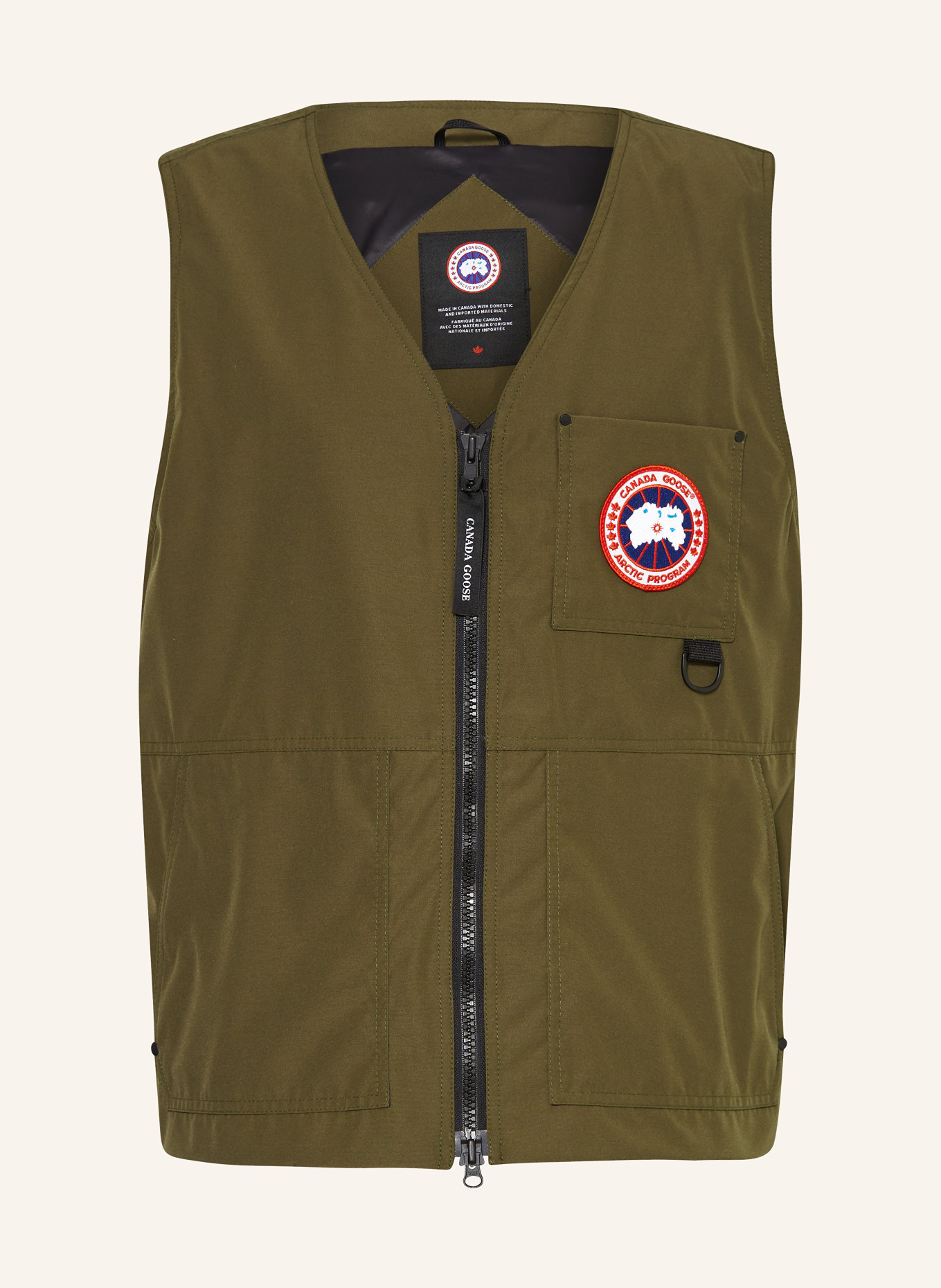 CANADA GOOSE Vest CANMORE, Color: KHAKI (Image 1)