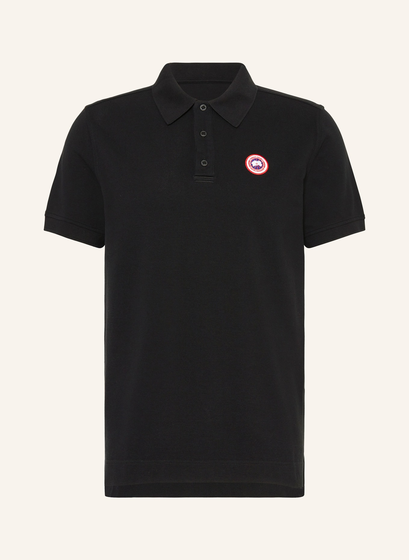 CANADA GOOSE Piqué polo shirt BECKLEY, Color: BLACK (Image 1)