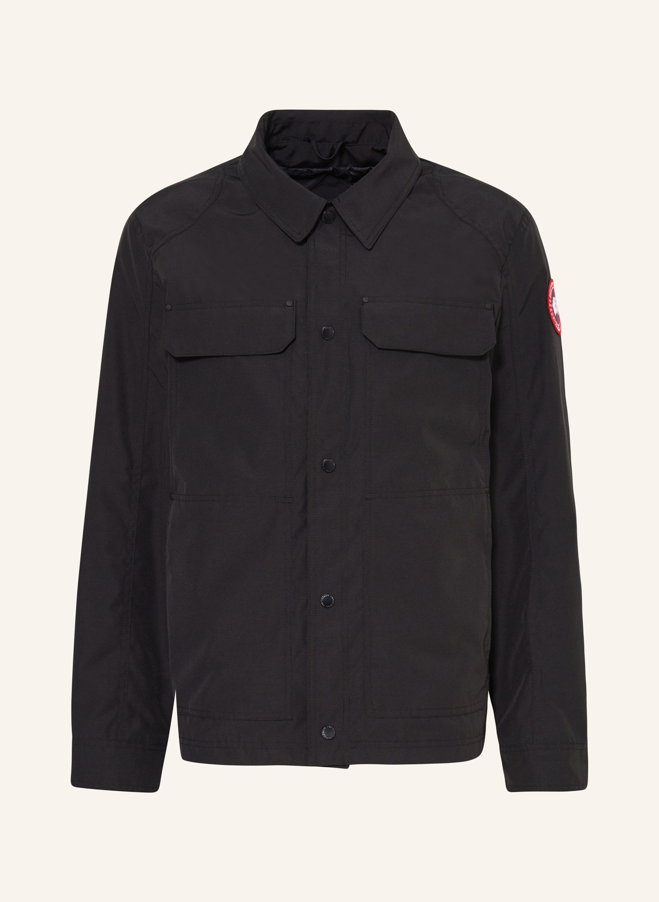 CANADA GOOSE Overshirt BURNABY, Color: BLACK (Image 1)