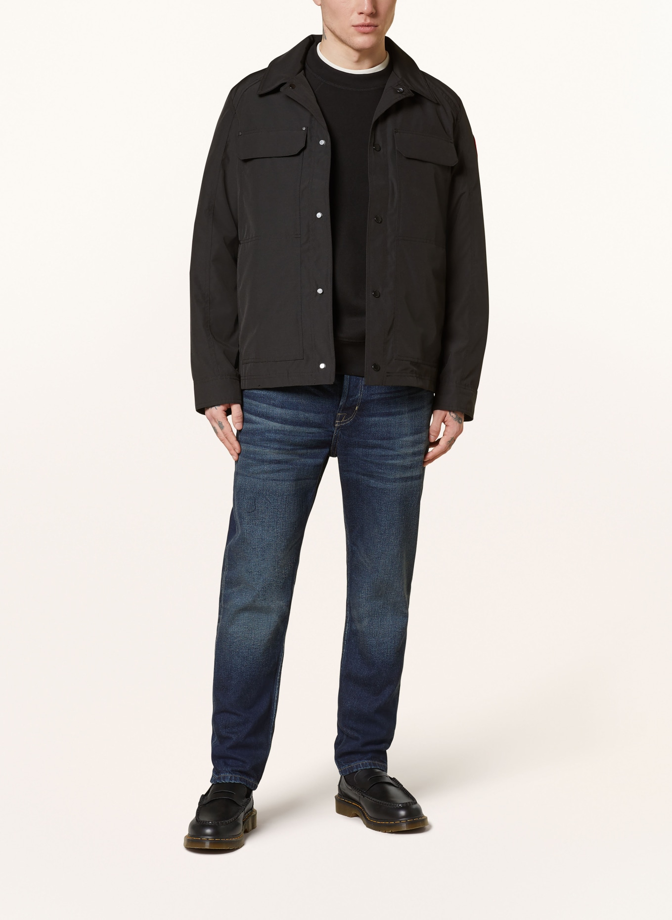 CANADA GOOSE Overshirt BURNABY, Color: BLACK (Image 2)