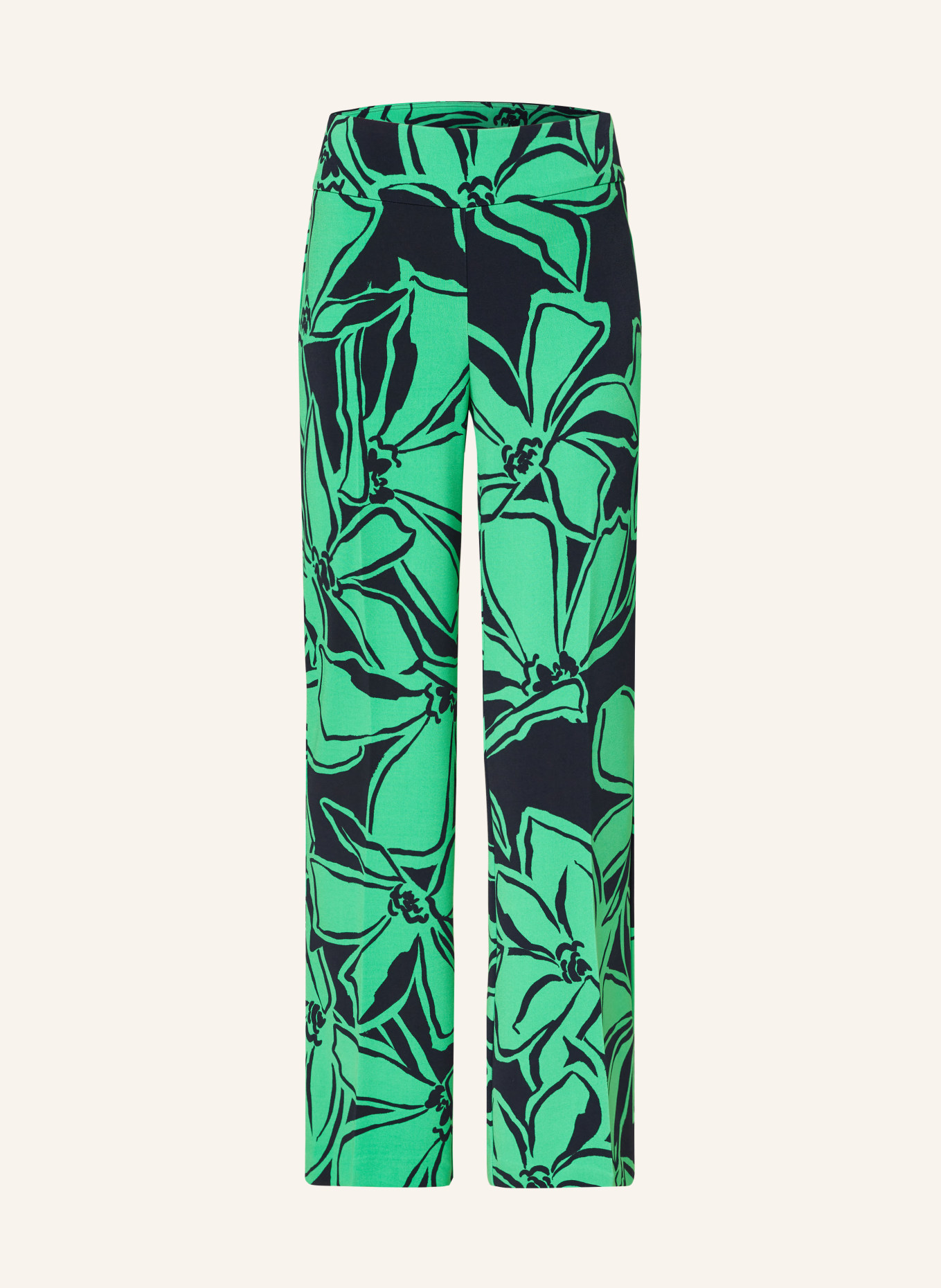 Joseph Ribkoff Wide leg trousers, Color: DARK BLUE/ GREEN (Image 1)